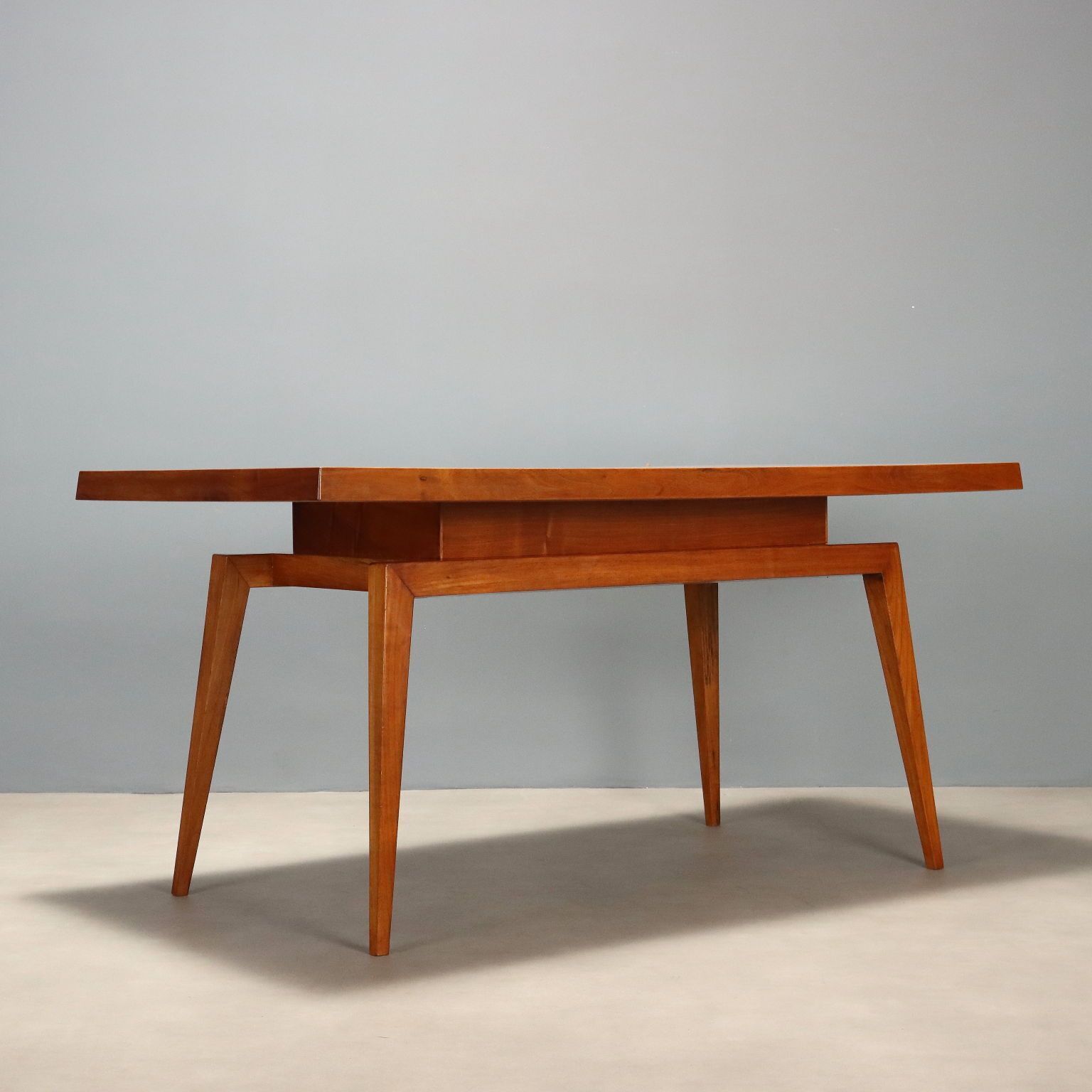 Vintage tafel eikenhout laminaat design Italië jaren 1960 photo buy