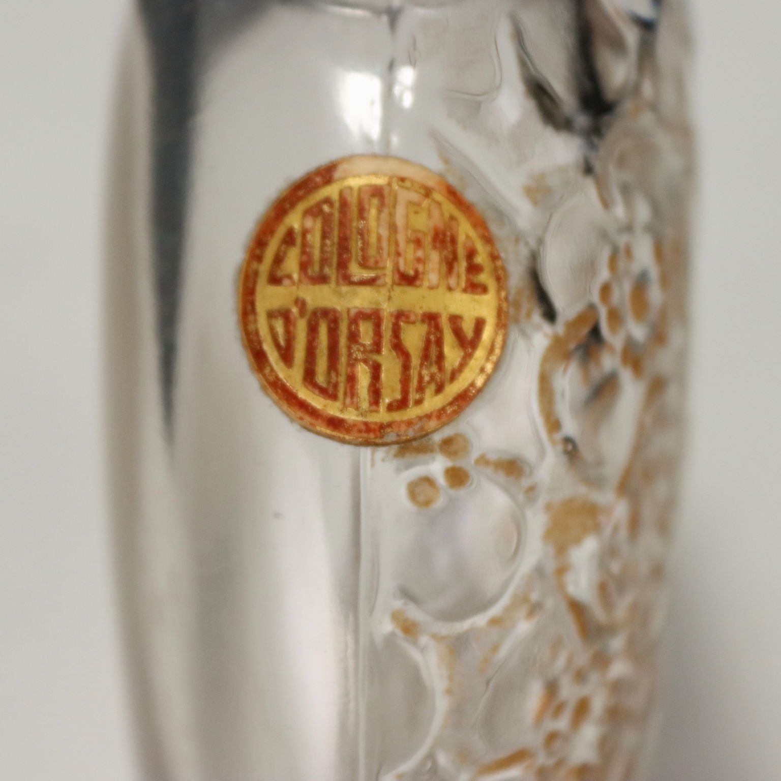 Le Lys Bottle For D'orsay René Lalique Glass France Early XX Century photo 600.0