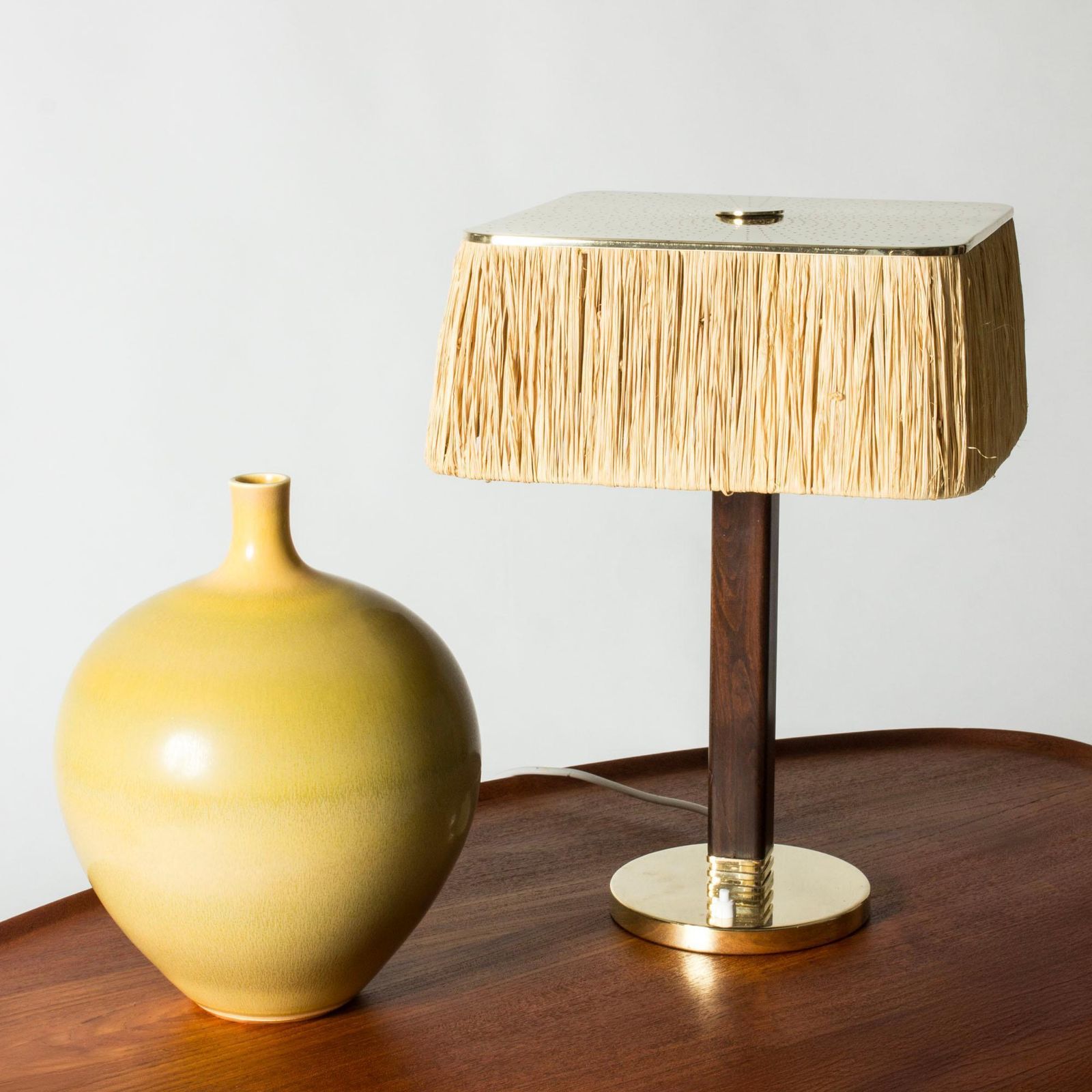 photo furniture Midcentury Stoneware Vase By Berndt Friberg, Gustavsberg, Sweden, 1967