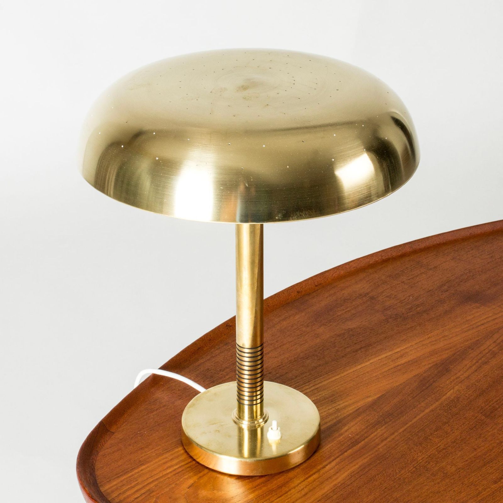 Scandinavian Modern Functionalist Table Lamp From Boréns, Sweden, 1940s photo for sale