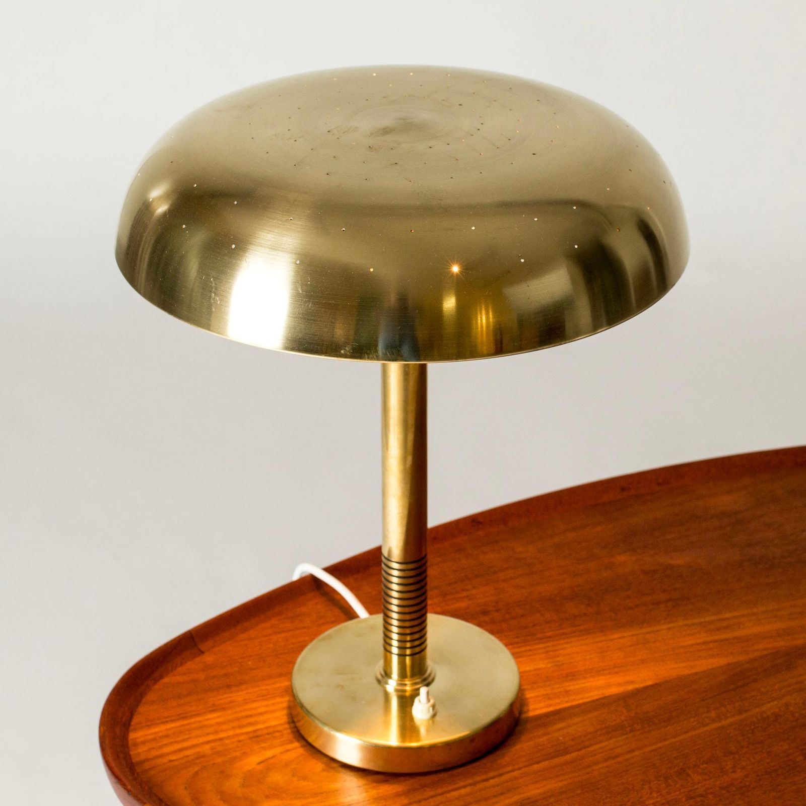 Scandinavian Modern Functionalist Table Lamp From Boréns, Sweden, 1940s photo Verlichting