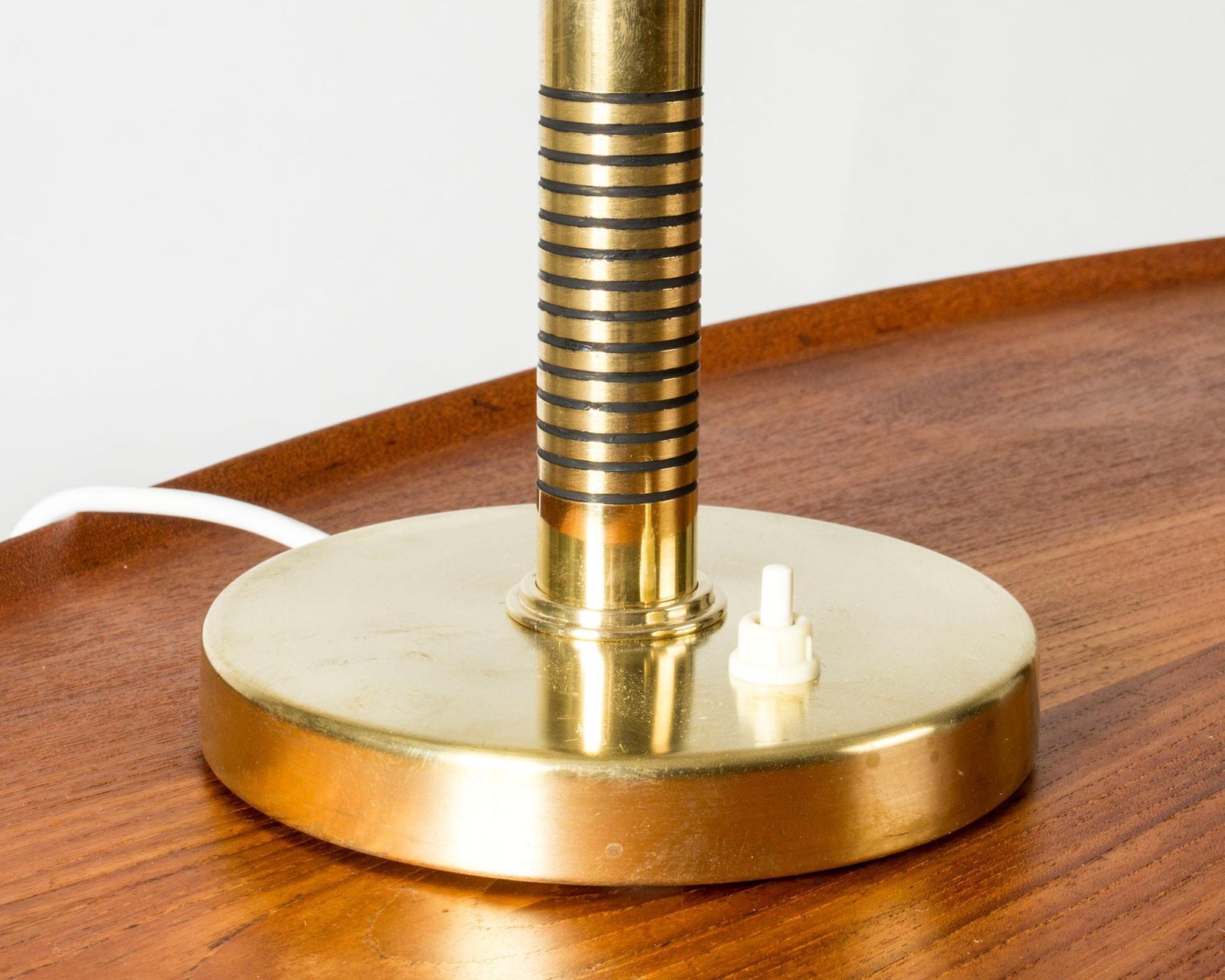 Scandinavian Modern Functionalist Table Lamp From Boréns, Sweden, 1940s photo vinterior