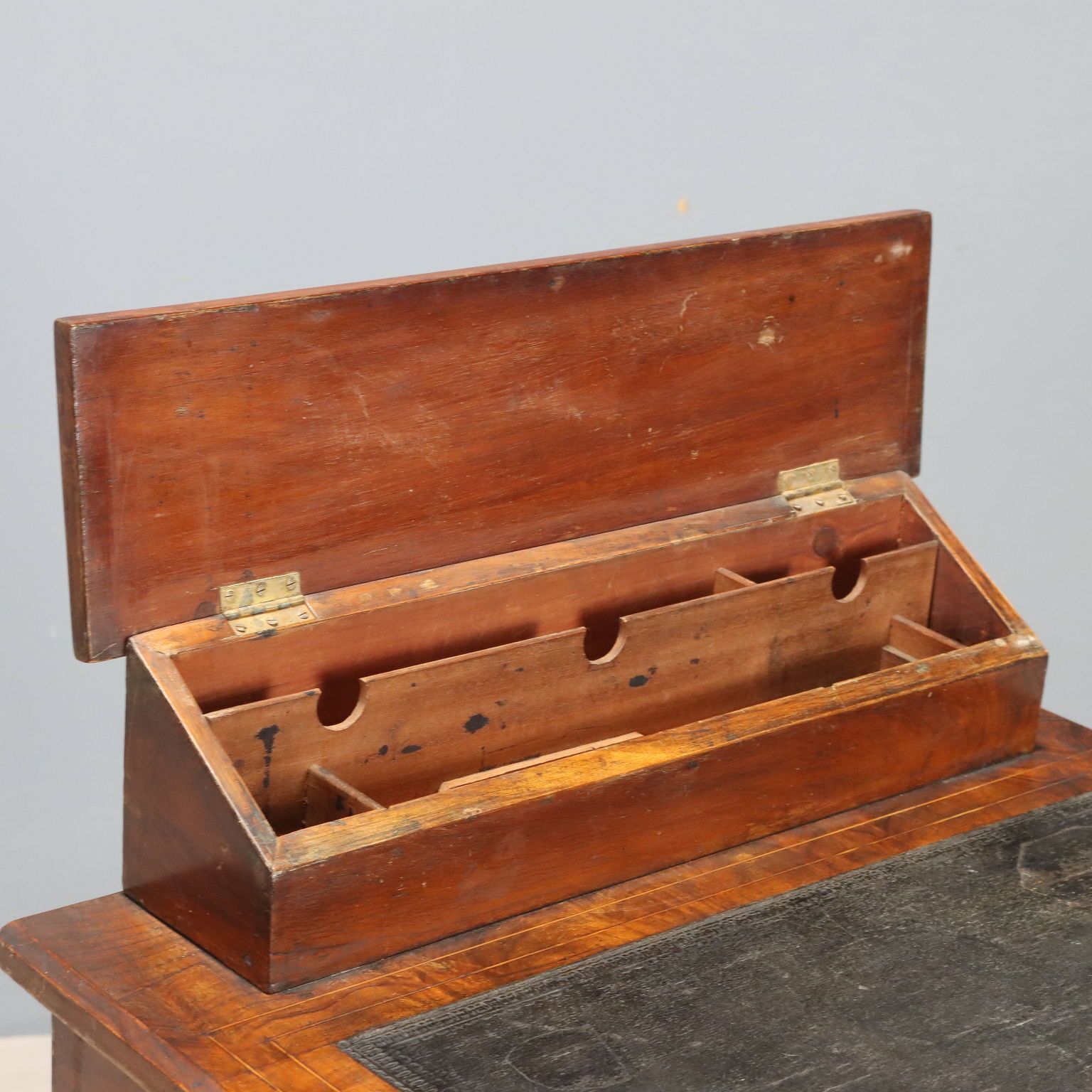English Art Nouveau Desk Early 20th Century photo for sale