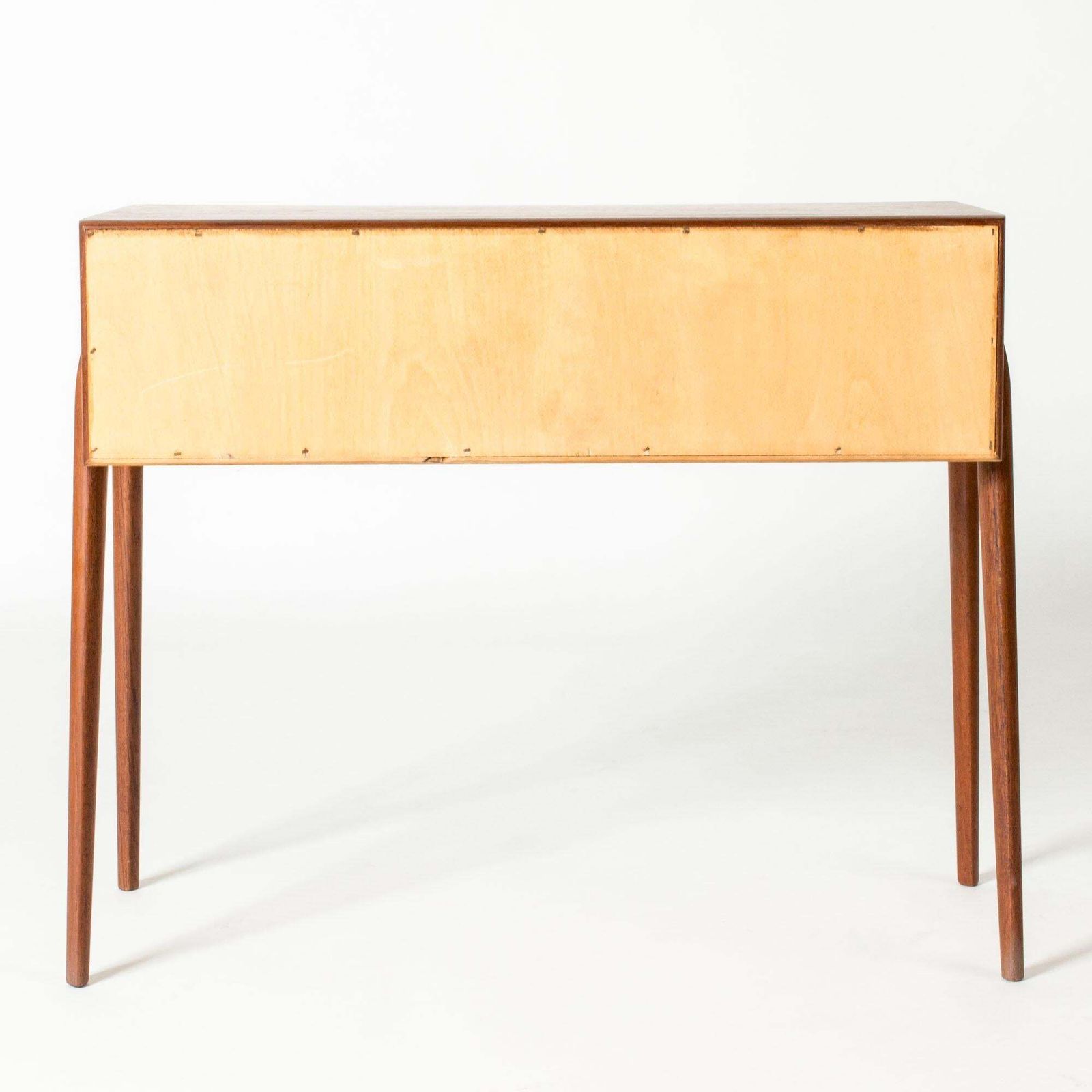 Midcentury Modern Teak Bedside Tables, Firma Glas & Trä, Sweden, 1950s photo vintage
