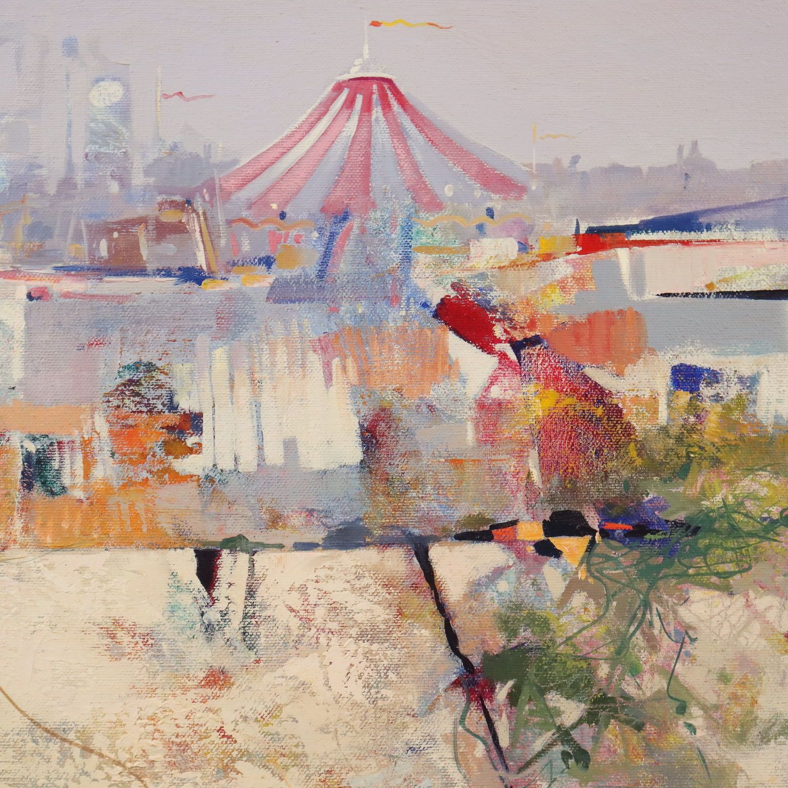 Contemporary Artwork Temistocle Scola Oil On Canvas XX Century photo Art