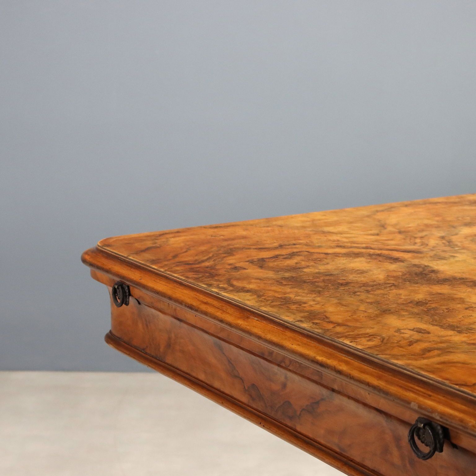 Art Deco Walnut And Walnut Burl Table photo Furniture