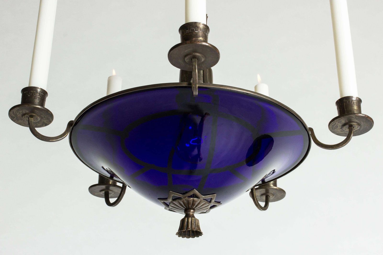 Plafonnier vintage Swedish Grace, Suède, années 1920 photo 3797.0