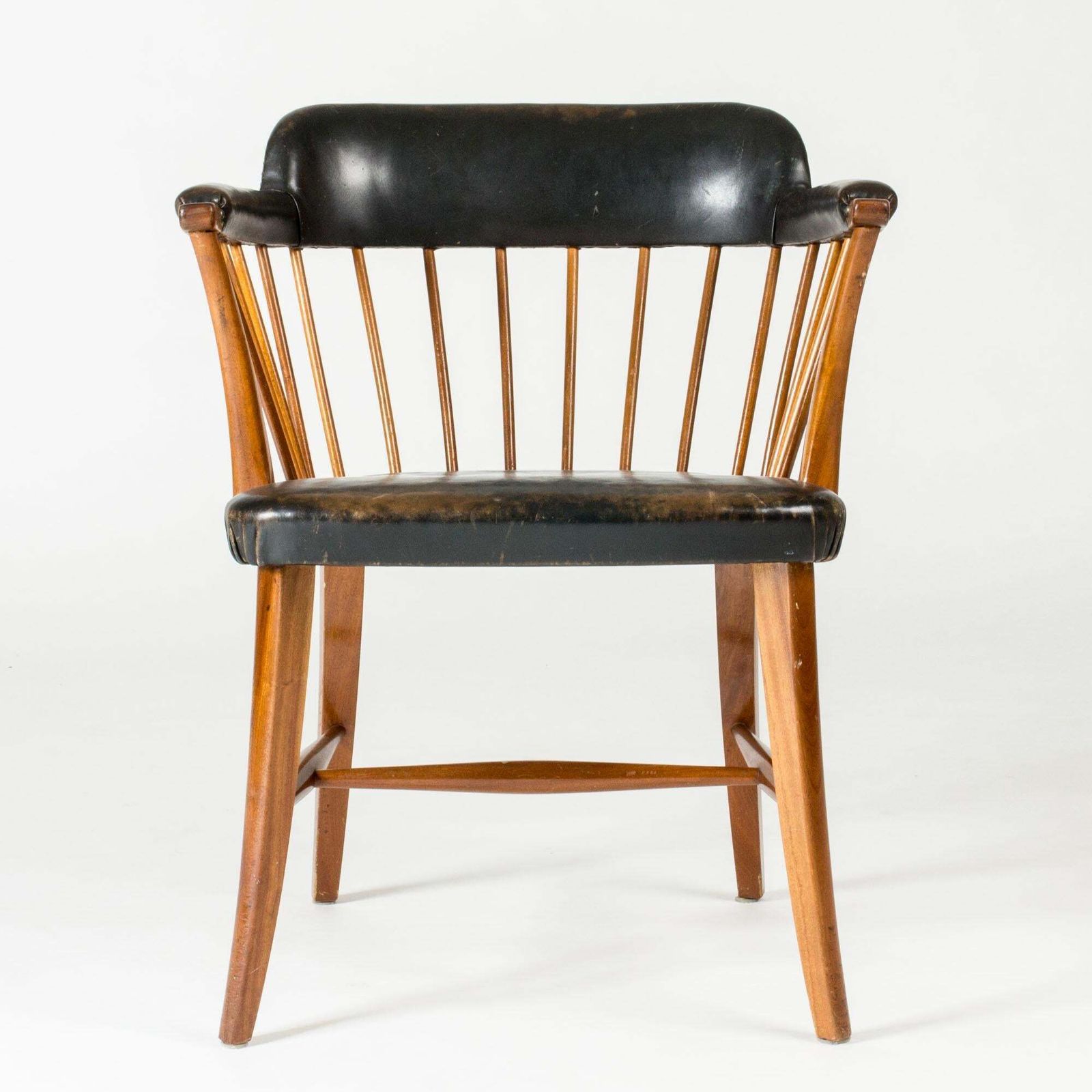 Fauteuil mid-century modern « Captain's Chair », par Josef Frank, Suède, années 1950 photo Mobilier