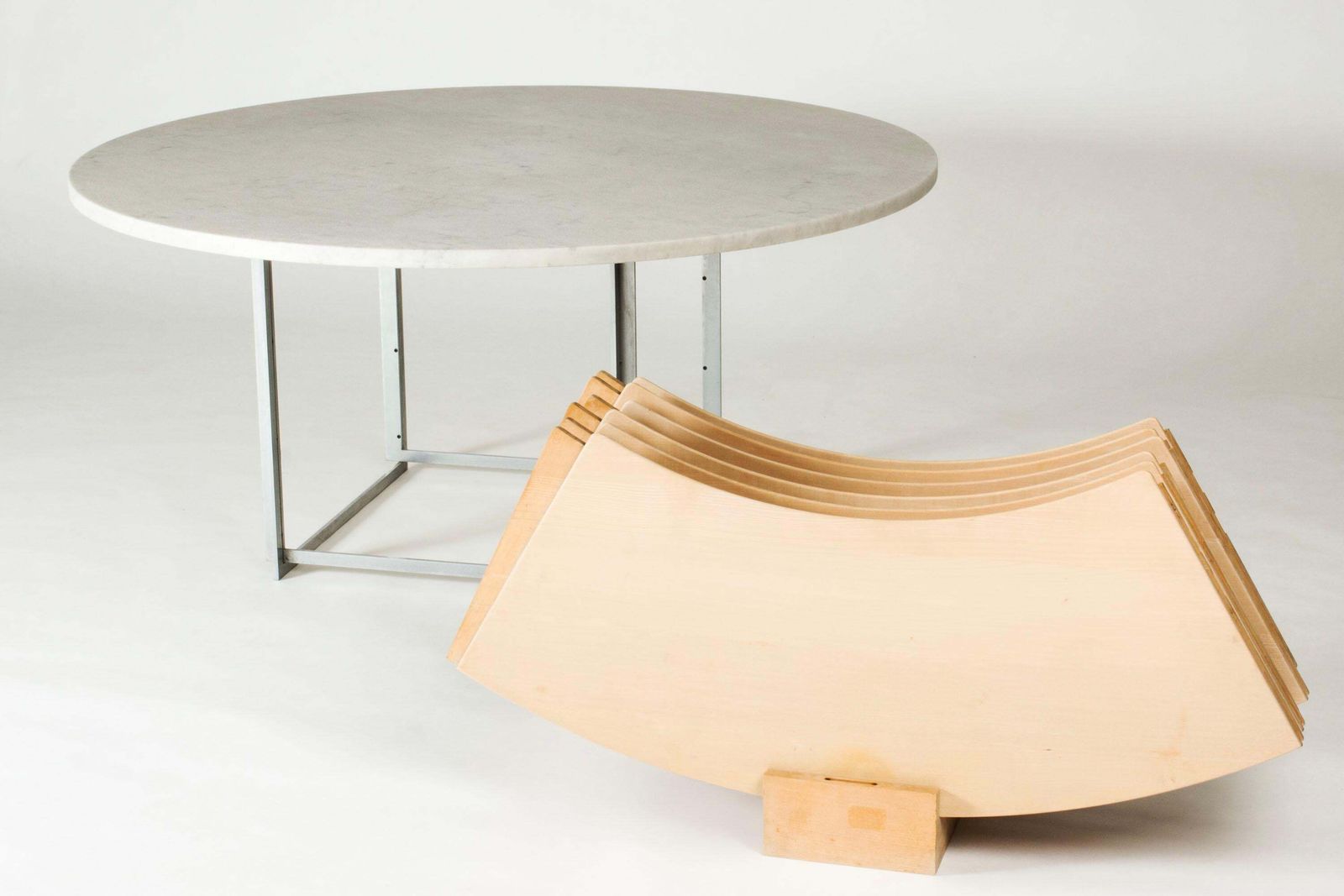 Furniture Midcentury “Pk 54” Dining Table By Poul Kjærholm, E. Kold Christensen, Denmark photo