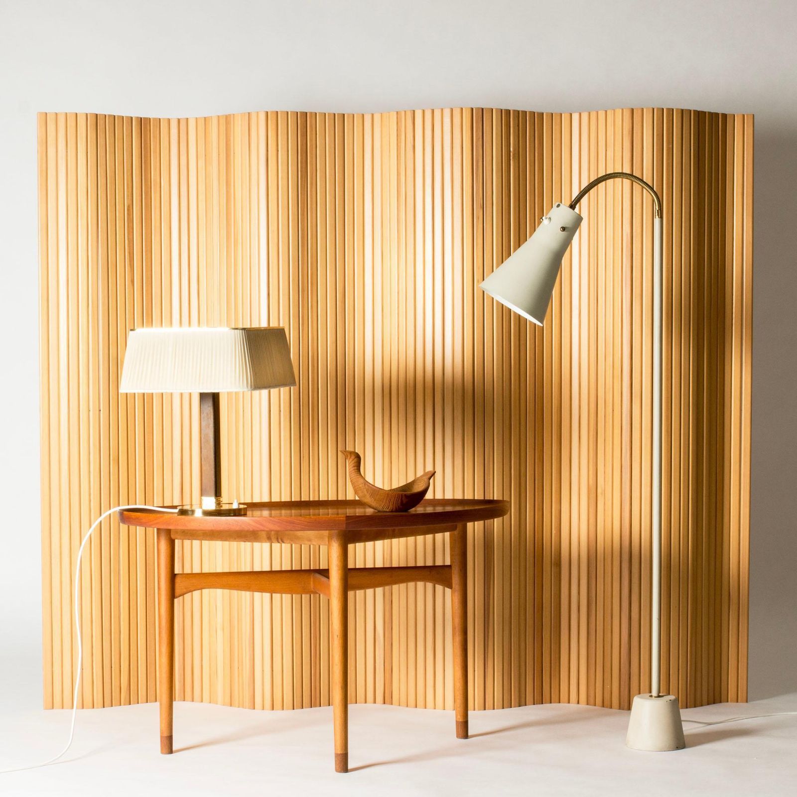 photo furniture Pinewood Room Divider By Alvar Aalto For Artek, Finland, 1940s