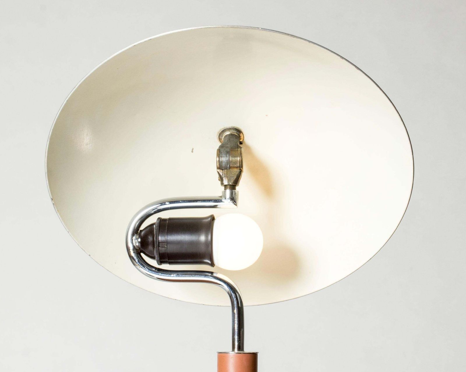 Scandinavian Modern Functionalist Table Lamp From Boréns, Sweden, 1930s photo vinterior