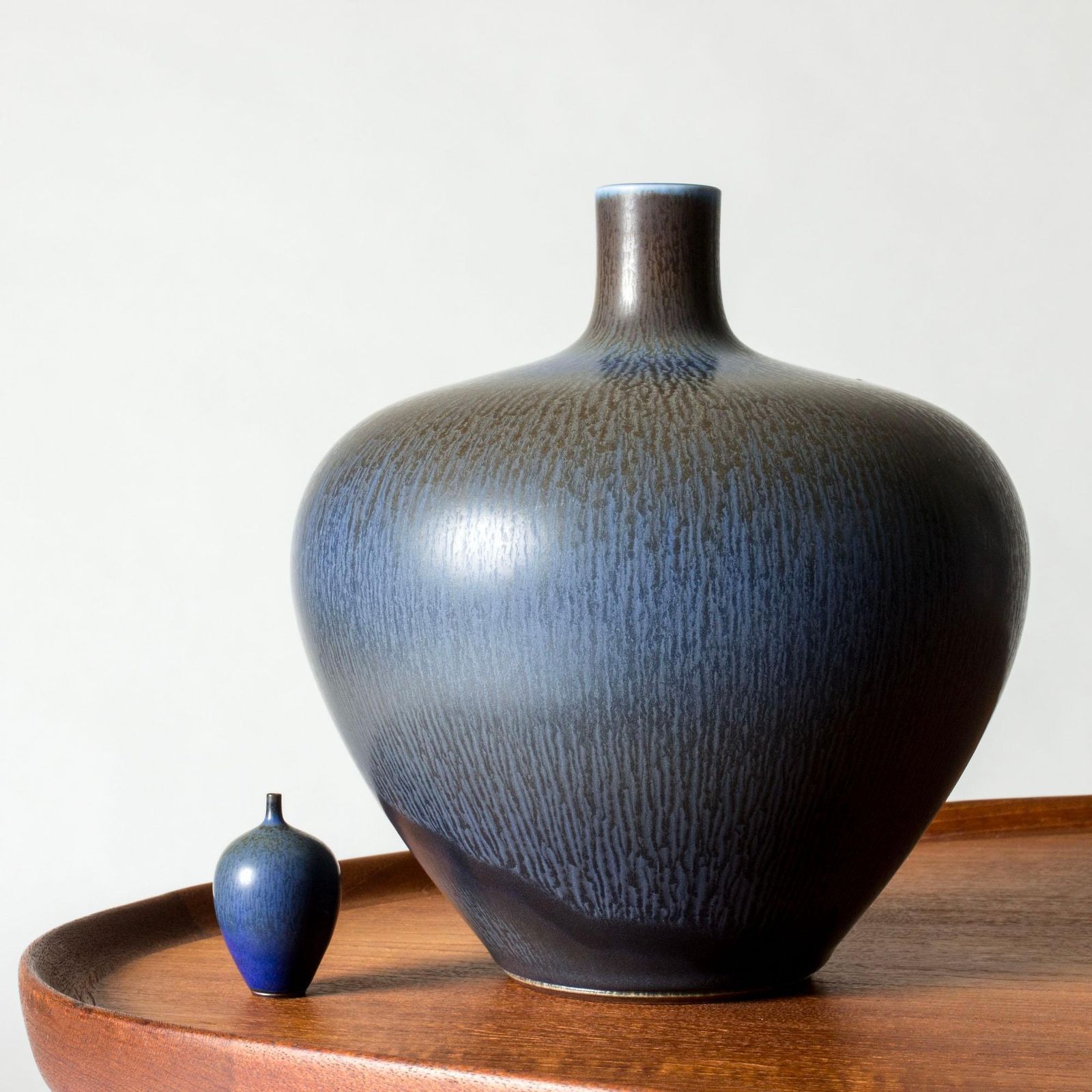 Vase en grès mid-century par Berndt Friberg, Gustavsberg, Suède, 1962 photo for sale