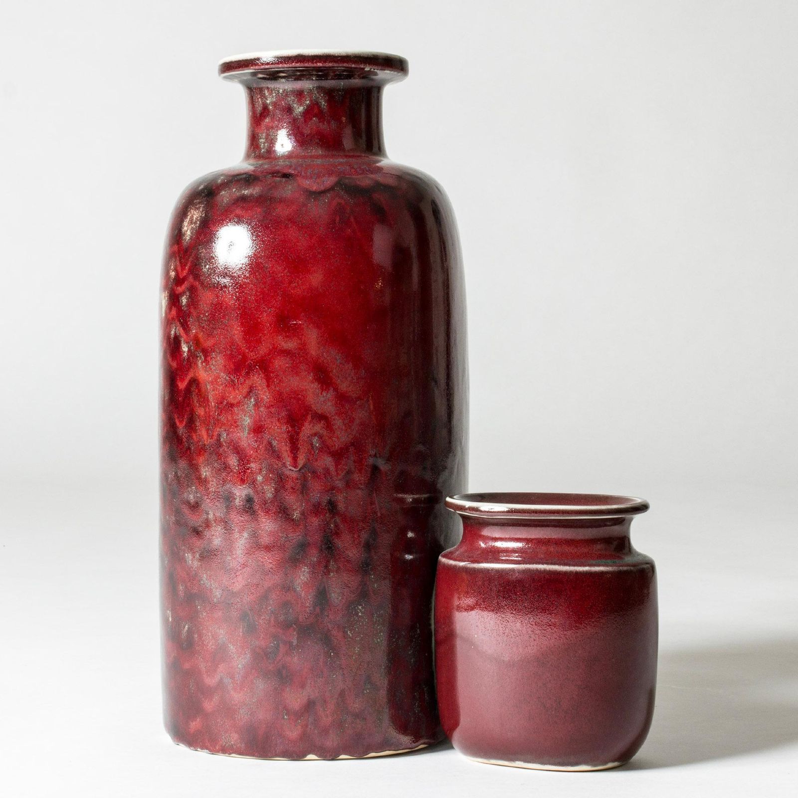 Vase de sol unique en grès par Stig Lindberg, Gustavsberg, Suède, années 1960 photo furniture
