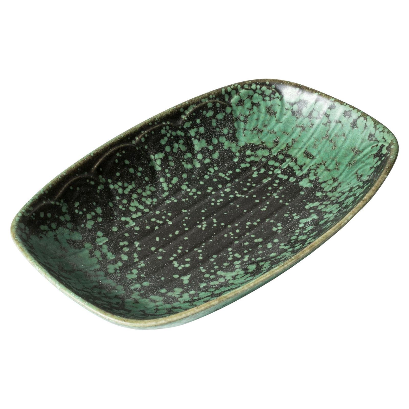 Mid-century stoneware schaal van Gunnar Nylund voor Rörstrand, Zweden, jaren 1940