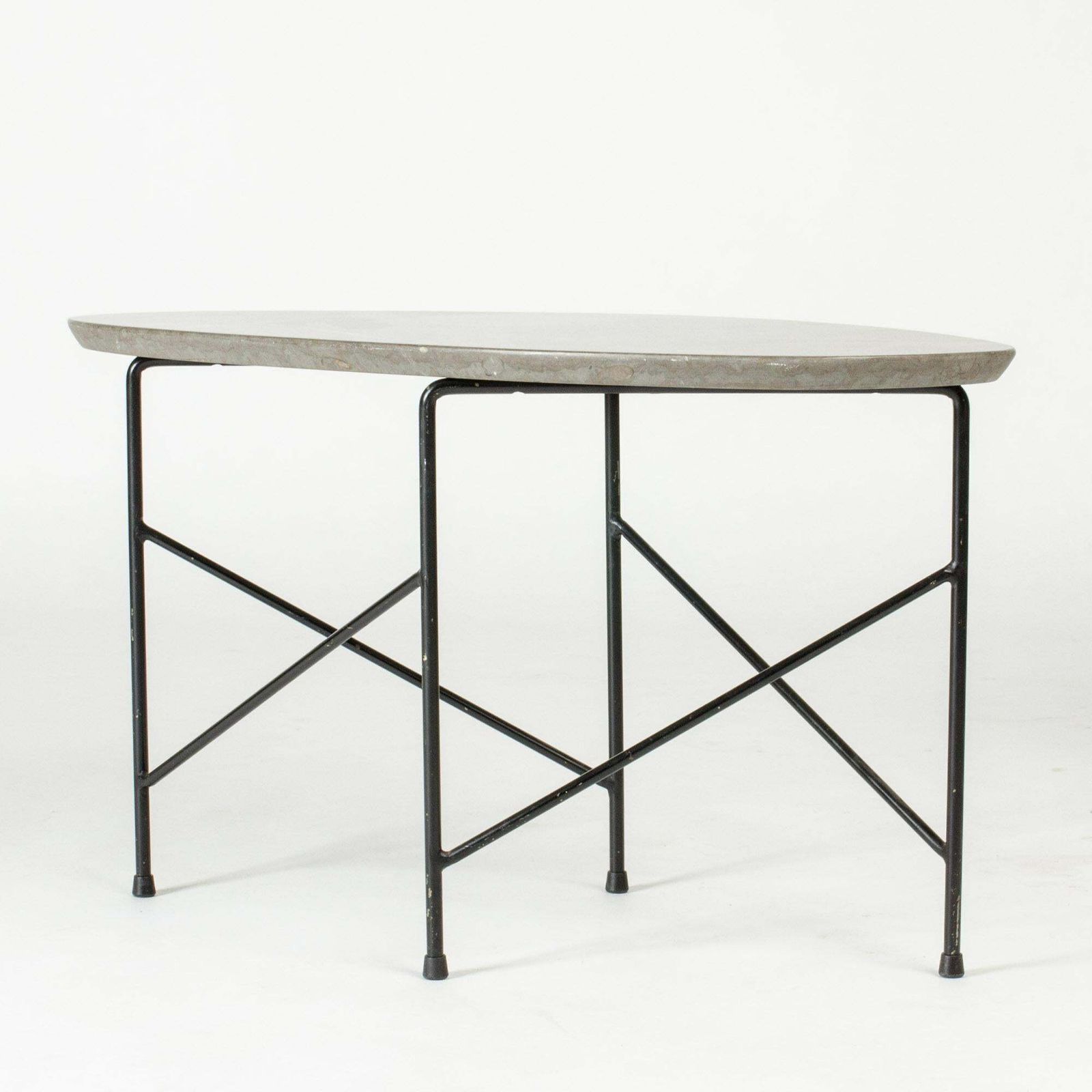 Midcentury Modernist Side Table By Sven Sahlberg, Fröseke, Sweden, 1950s photo furniture