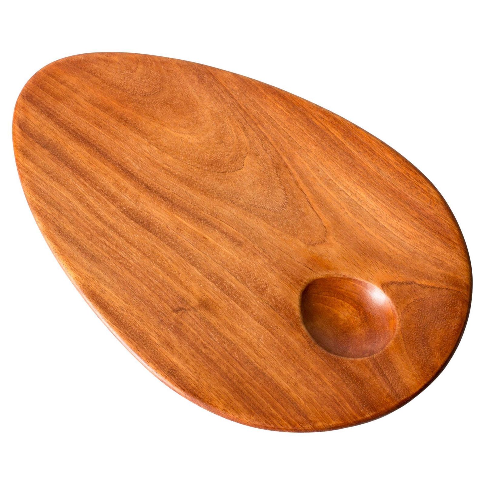 Plateau mid-century modern en bois par Sakari Pykälä, Finlande, années 1960