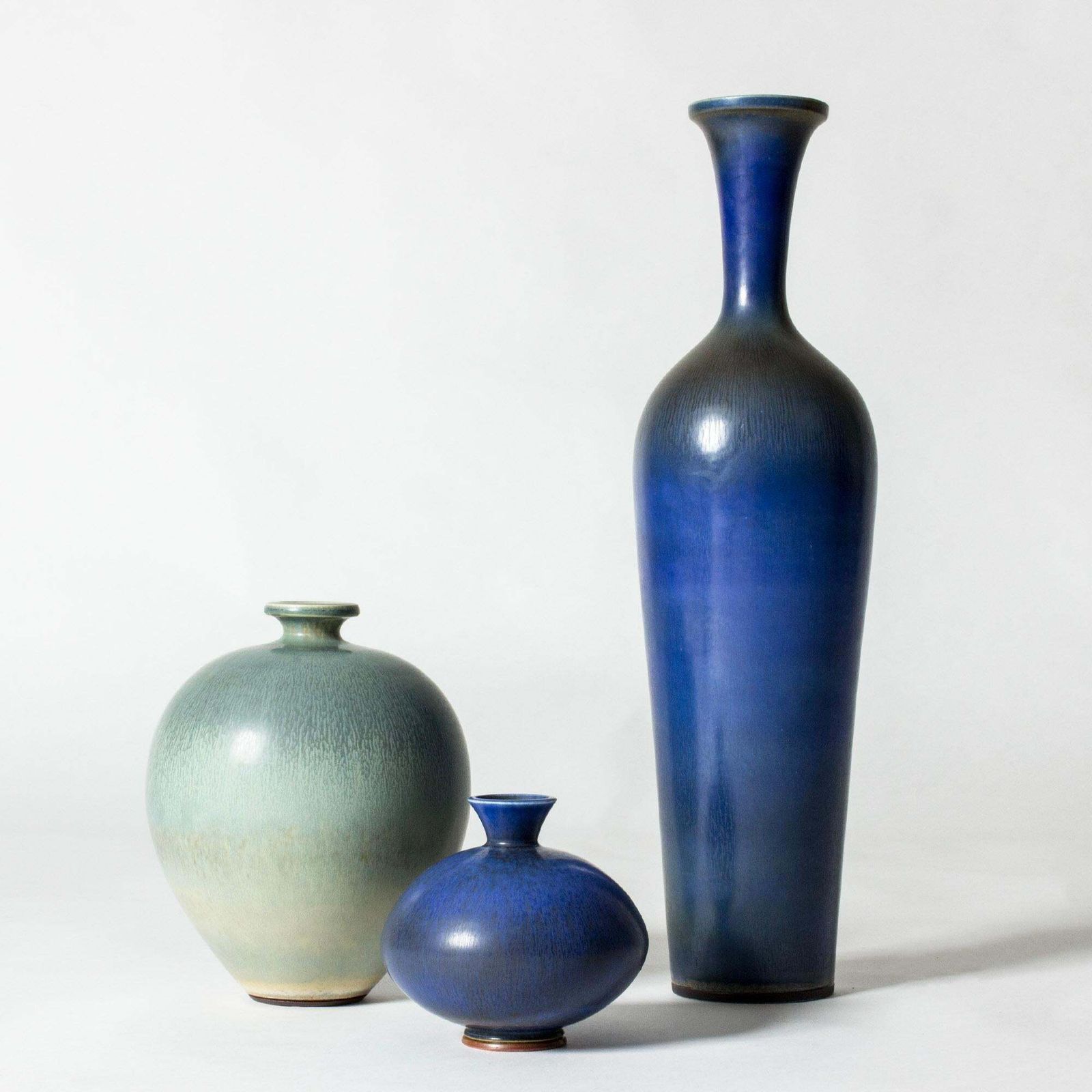 Midcentury Stoneware Vase By Berndt Friberg, Gustavsberg, Sweden, 1966 photo buy