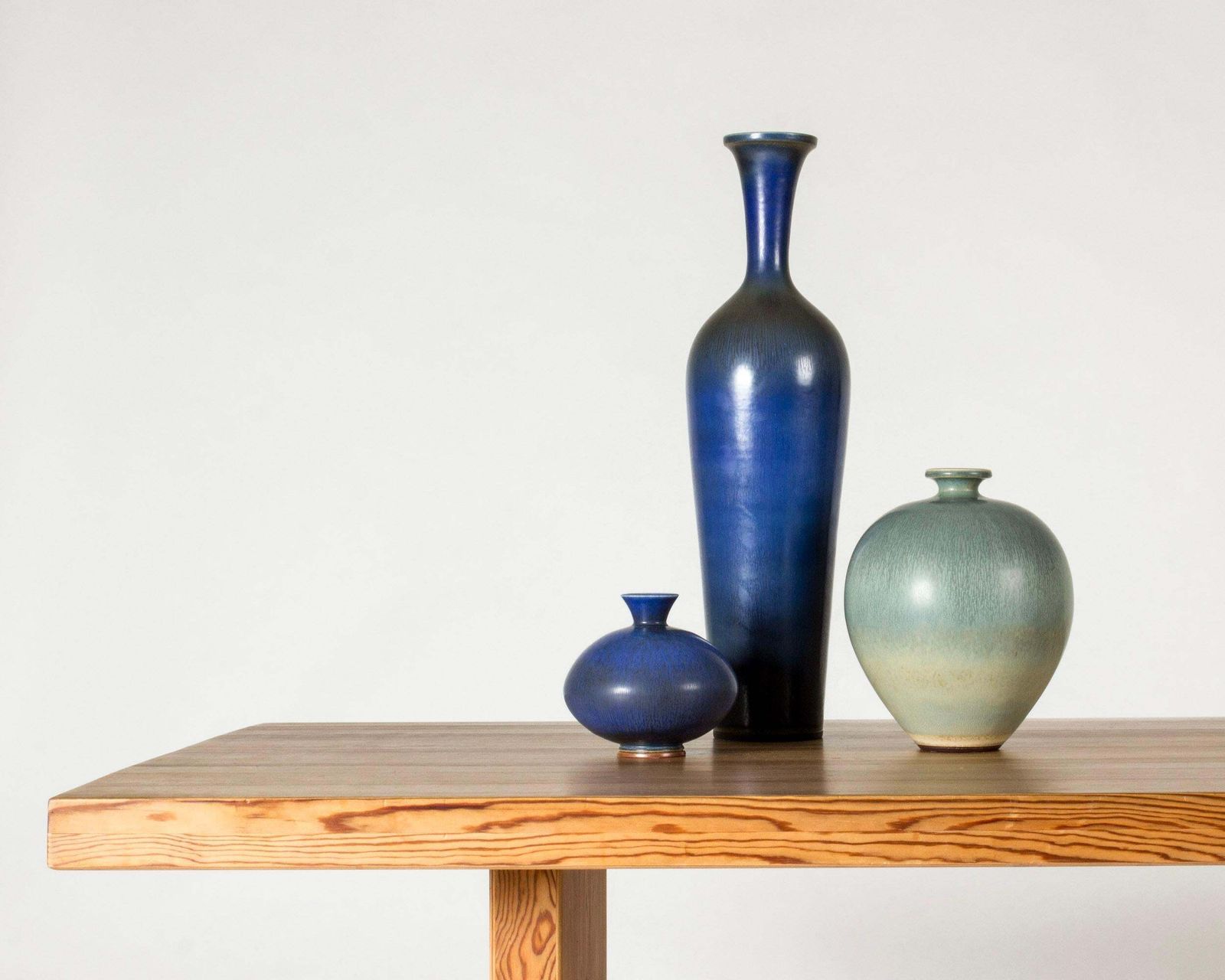 photo furniture Midcentury Stoneware Vase By Berndt Friberg, Gustavsberg, Sweden, 1966