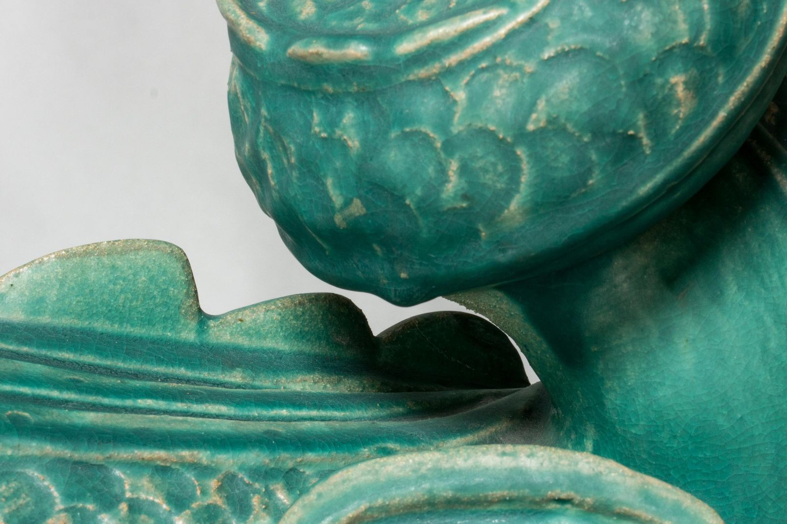 26193.0 Stoneware Dragon Sculpture By Wilhelm Kåge, Gustavsberg, Sweden, 1940s photo