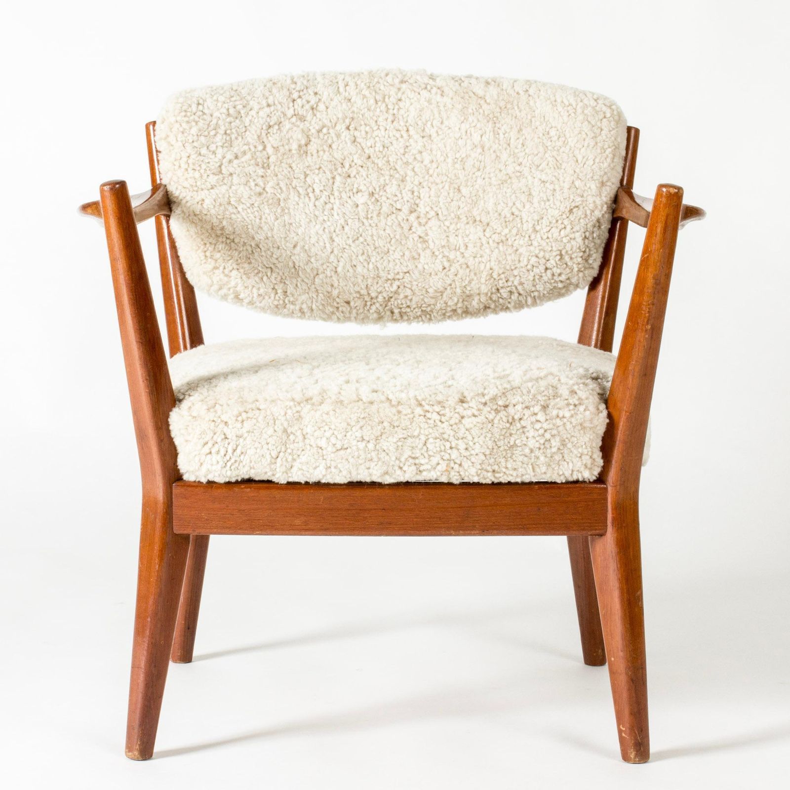 Midcentury Modern Lounge Chairs By Fredrik Kayser, Norway, 1950s photo for sale