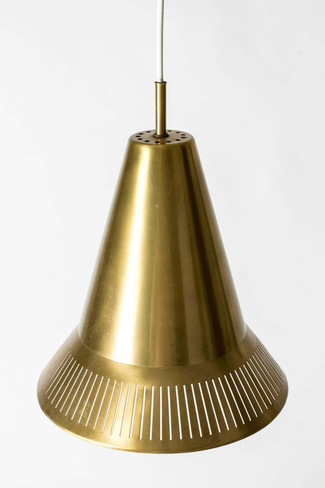 Lampe à suspension scandinave mid-century par Hans Bergström, Suède, années 1950 photo for sale