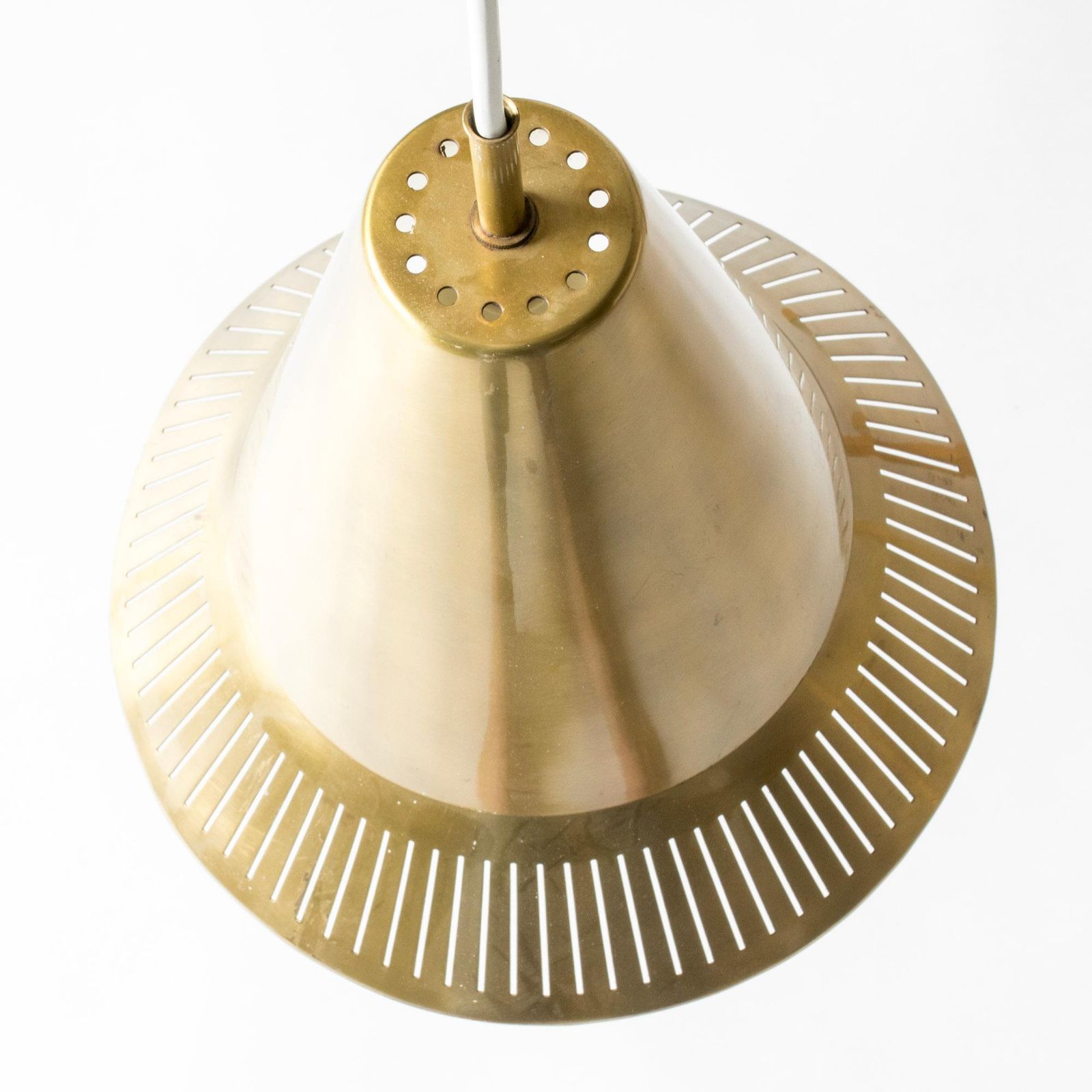 Mid-century Scandinavian hanglamp van Hans Bergström, Zweden, jaren 1950 photo vinterior