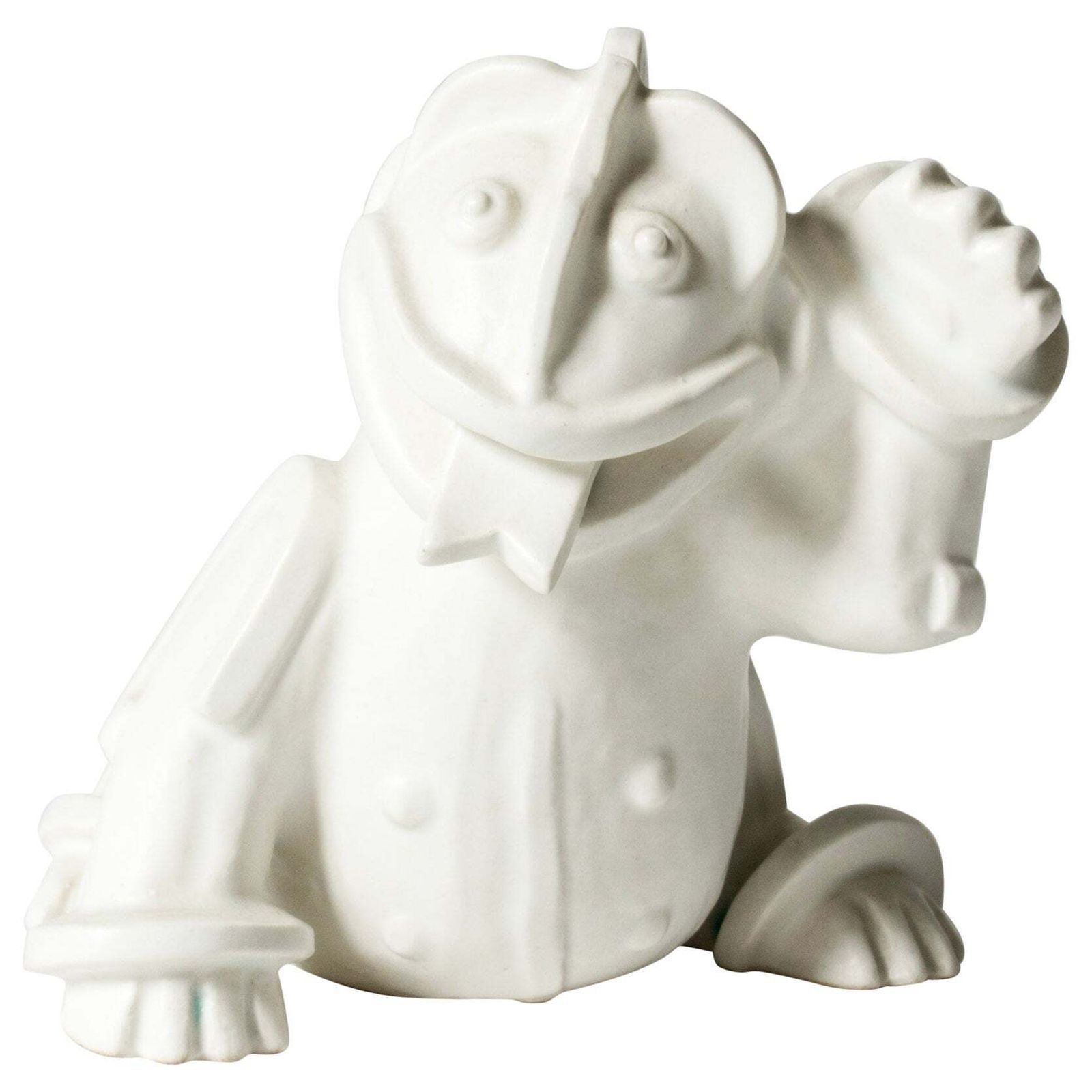 Stoneware "Dragon Puppy" figuur van Wilhelm Kåge, Gustavsberg, Zweden, jaren 1940
