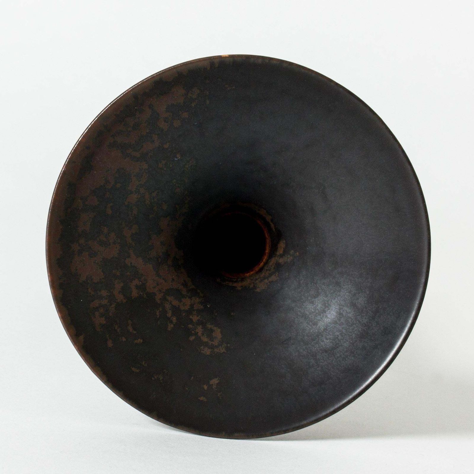 Vase en grès par Carl-Harry Stålhane, Rörstrand, Suède, années 1950 photo Décoration