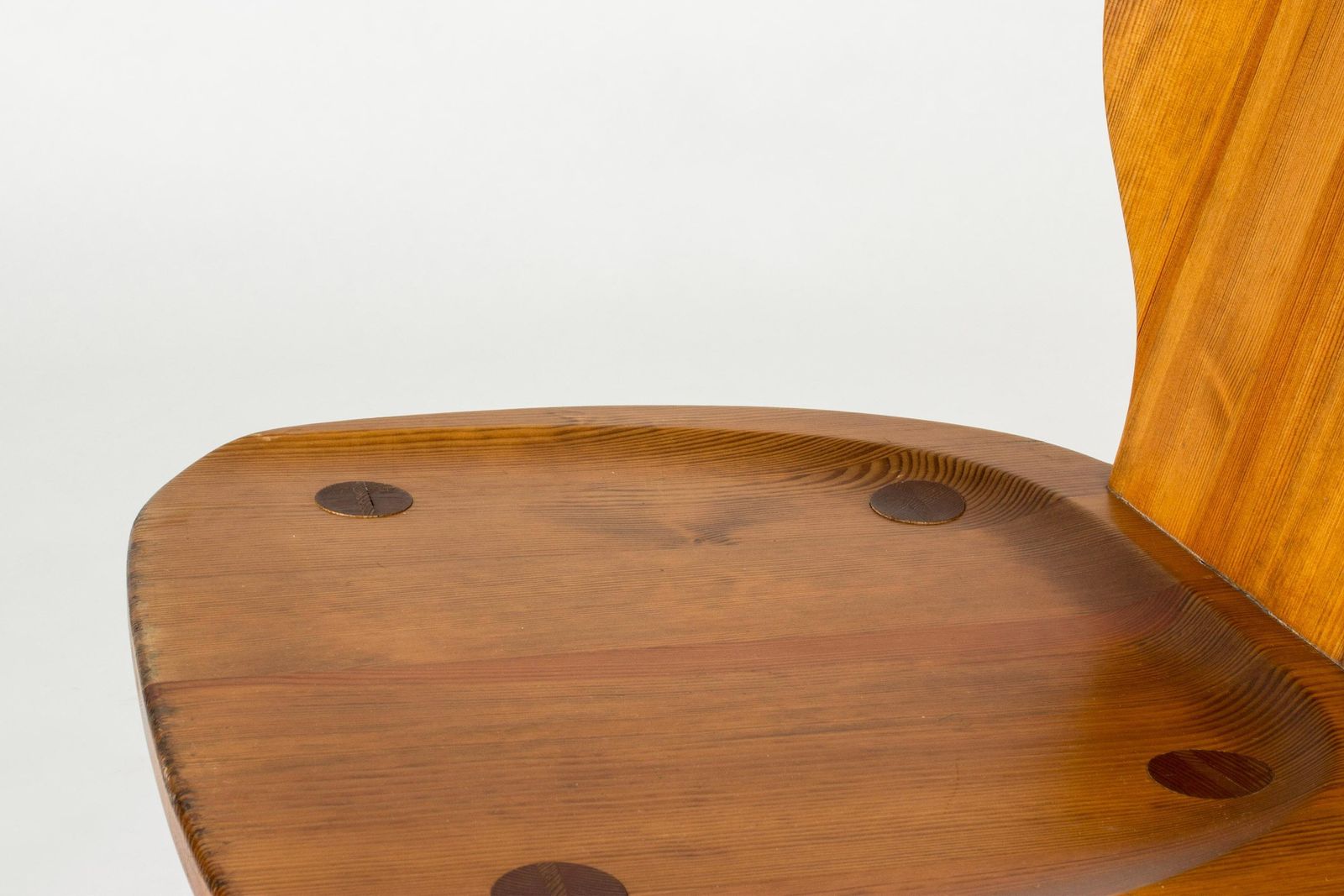 Midcentury Modern Pine Side Chair By Carl Malmsten, Svensk Fur, Sweden, 1940s photo 747.0