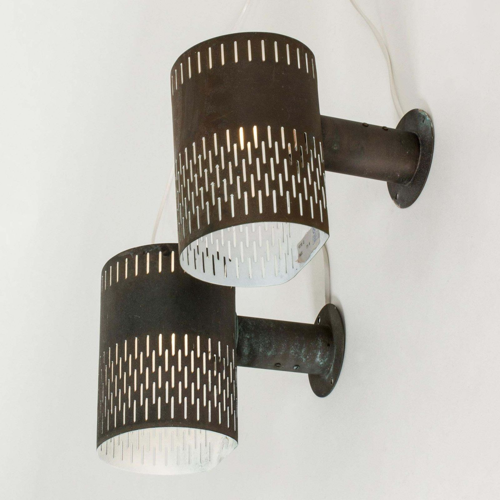 Vintage Scandinavian Wall Lights By Hans Bergström, Ateljé Lyktan, Sweden, 1950s photo furniture