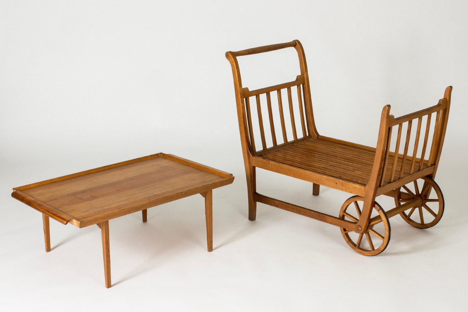 Chariot de service mid-century « Party Cart » par Carl Malmsten, Suède, années 1940 photo Décoration