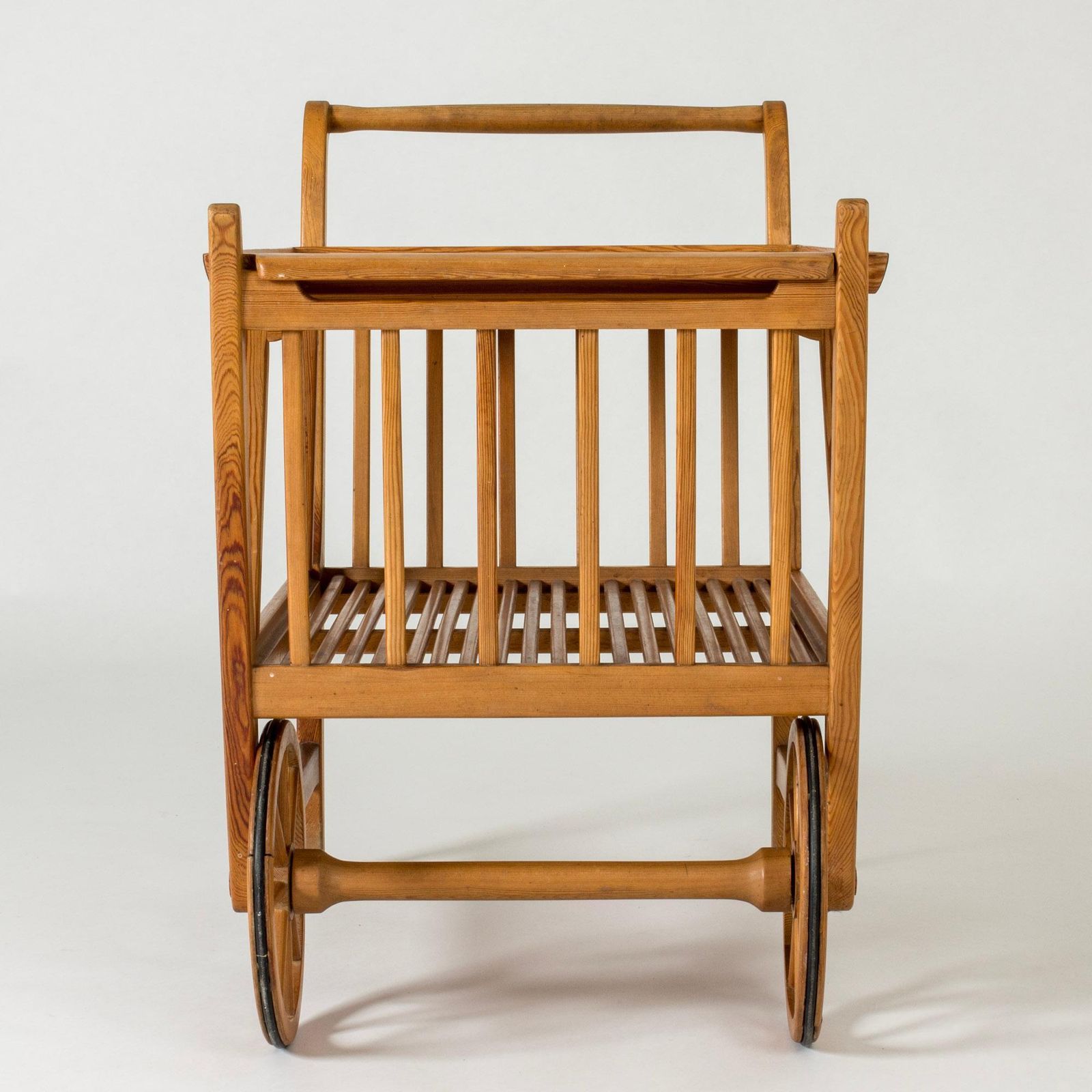 Chariot de service mid-century « Party Cart » par Carl Malmsten, Suède, années 1940 photo vinterior