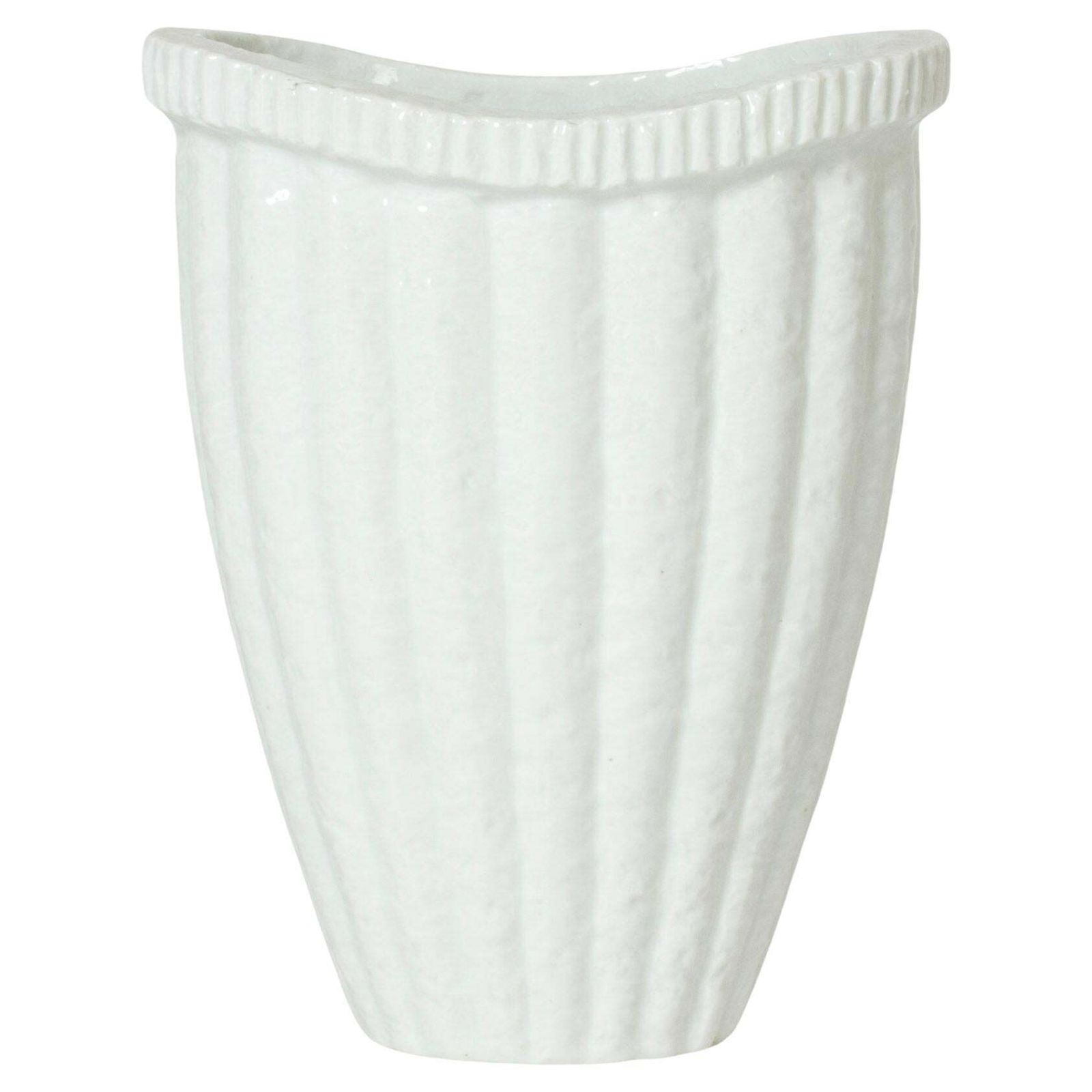 Vase en grès mid-century par Gunnar Nylund pour Rörstrand, Suède, années 1940