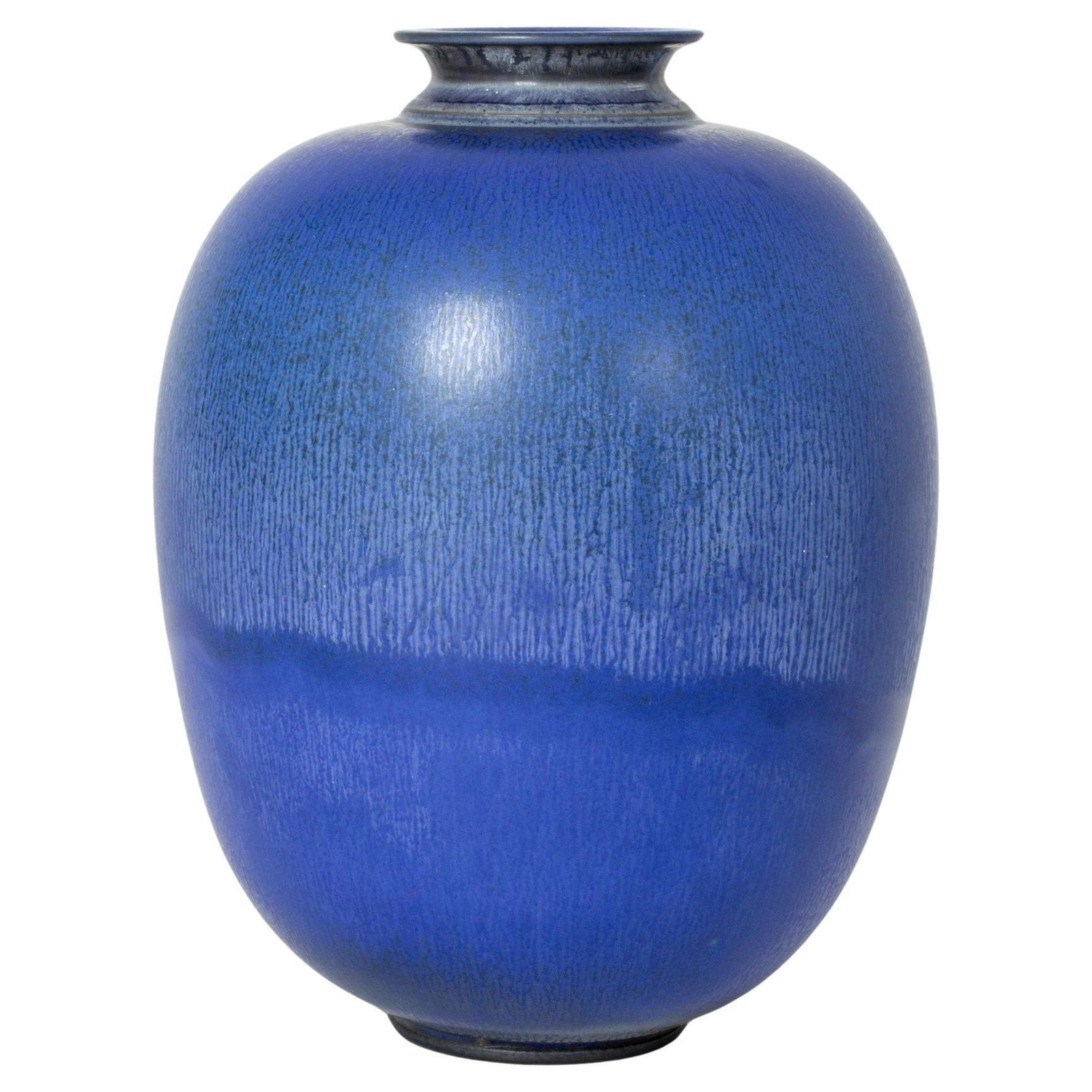 Vase en grès mid-century par Berndt Friberg, Gustavsberg, Suède, 1944-1947