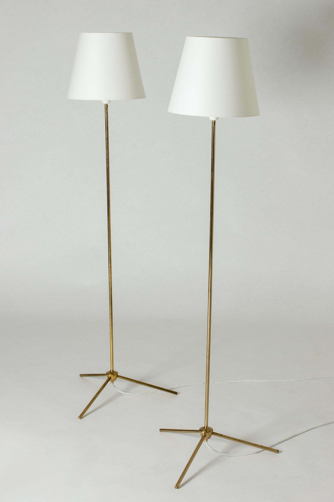 Lampadaires mid-century Bergboms, Suède, années 1950 photo furniture