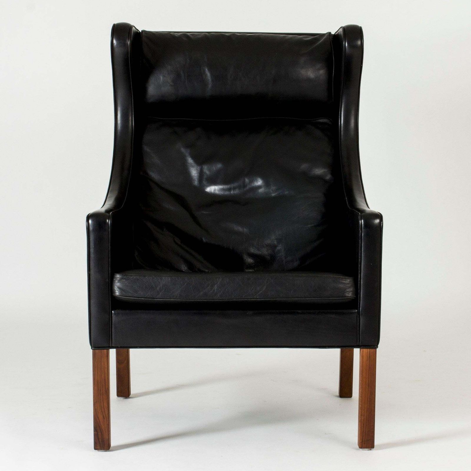 Fauteuil « 2204 » avec ottoman, par Børge Mogensen, années 1960 photo Mobilier