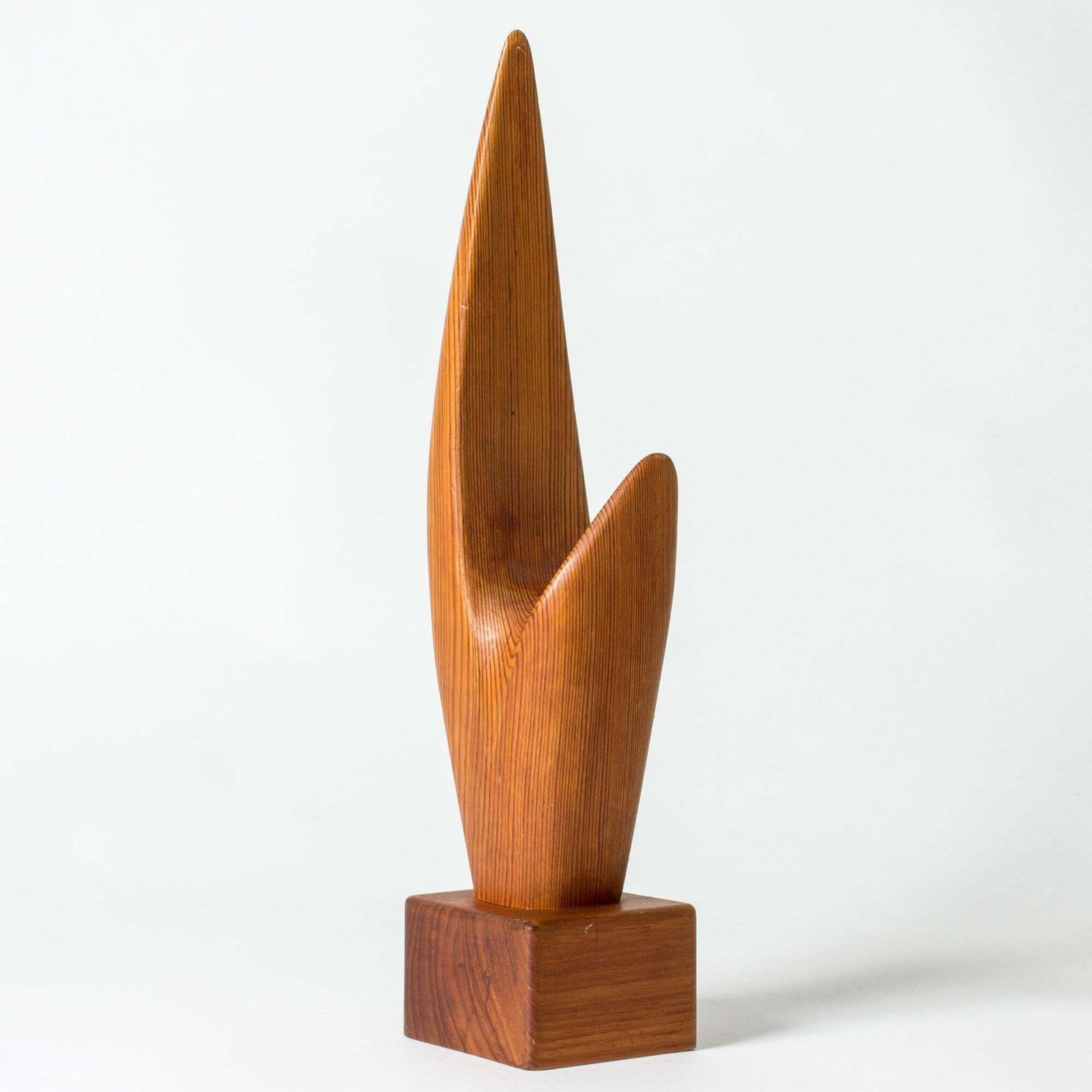 Mid-century houten abstracte sculptuur van Johnny Mattsson, Zweden, 1962 photo furniture