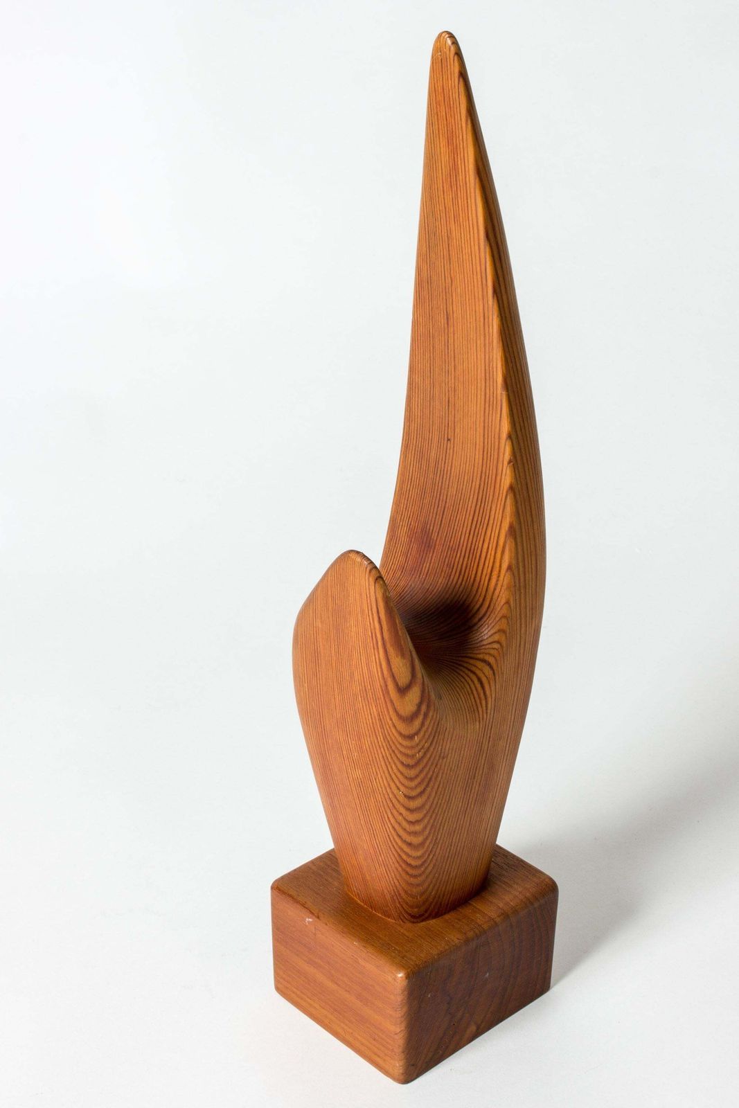 Mid-century houten abstracte sculptuur van Johnny Mattsson, Zweden, 1962 photo Kunst