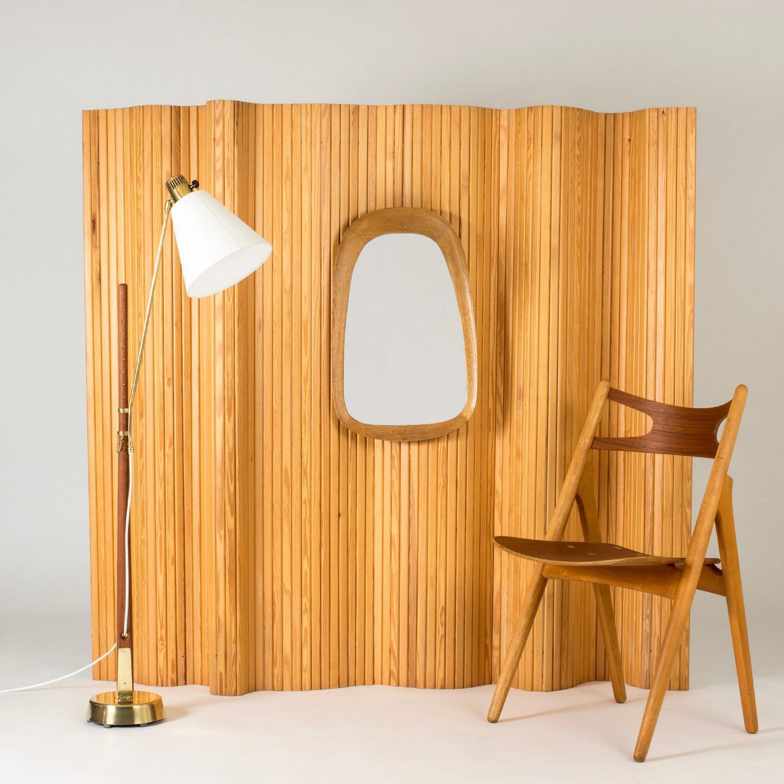 photo furniture Scandinavian Vintage Floor Lamp By Hans Bergström, Ateljé Lyktan, Sweden, 1950s