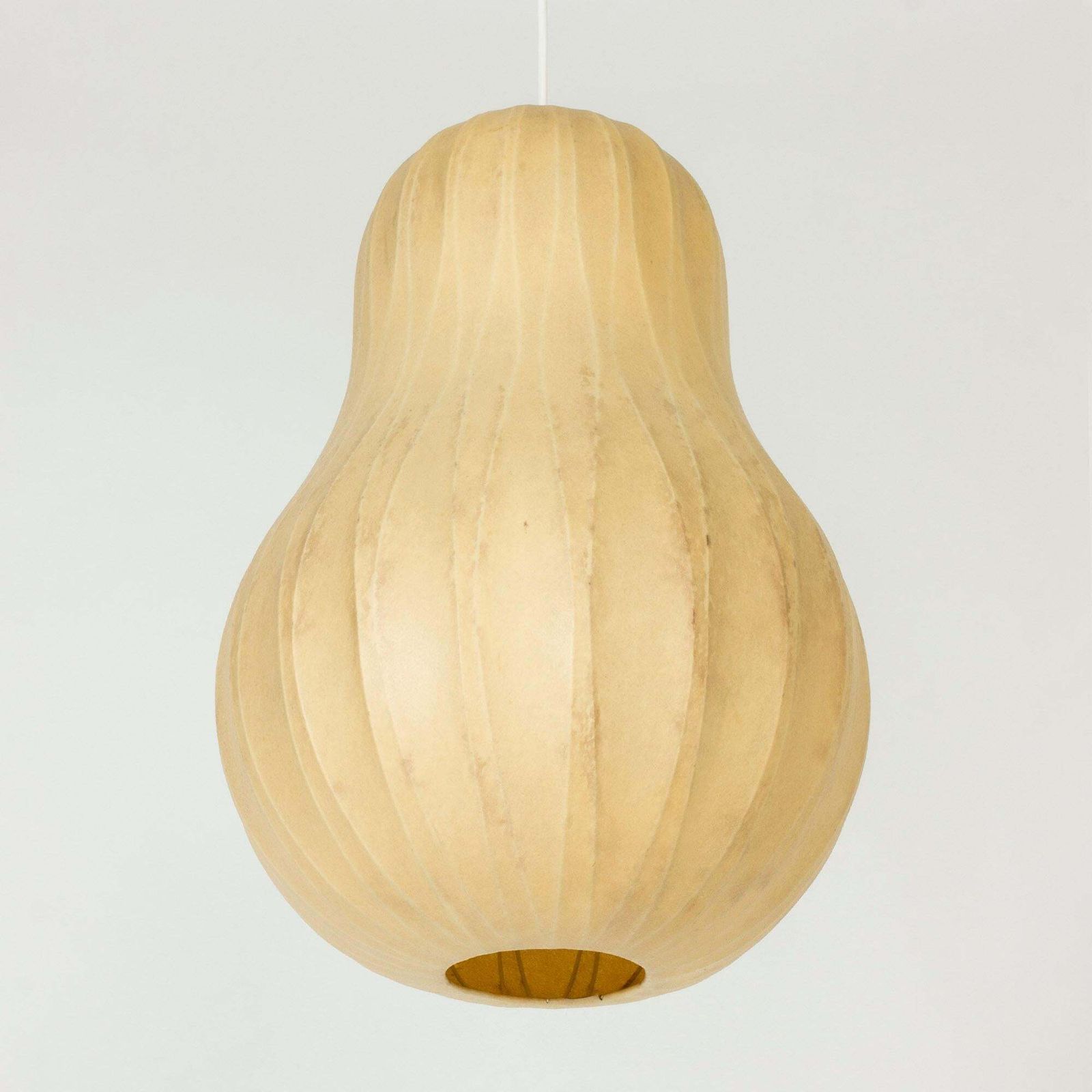 Mid-Century Scandinavian Resin Cocoon Lamp van Hans Bergström, Zweden, jaren 1950 photo Verlichting