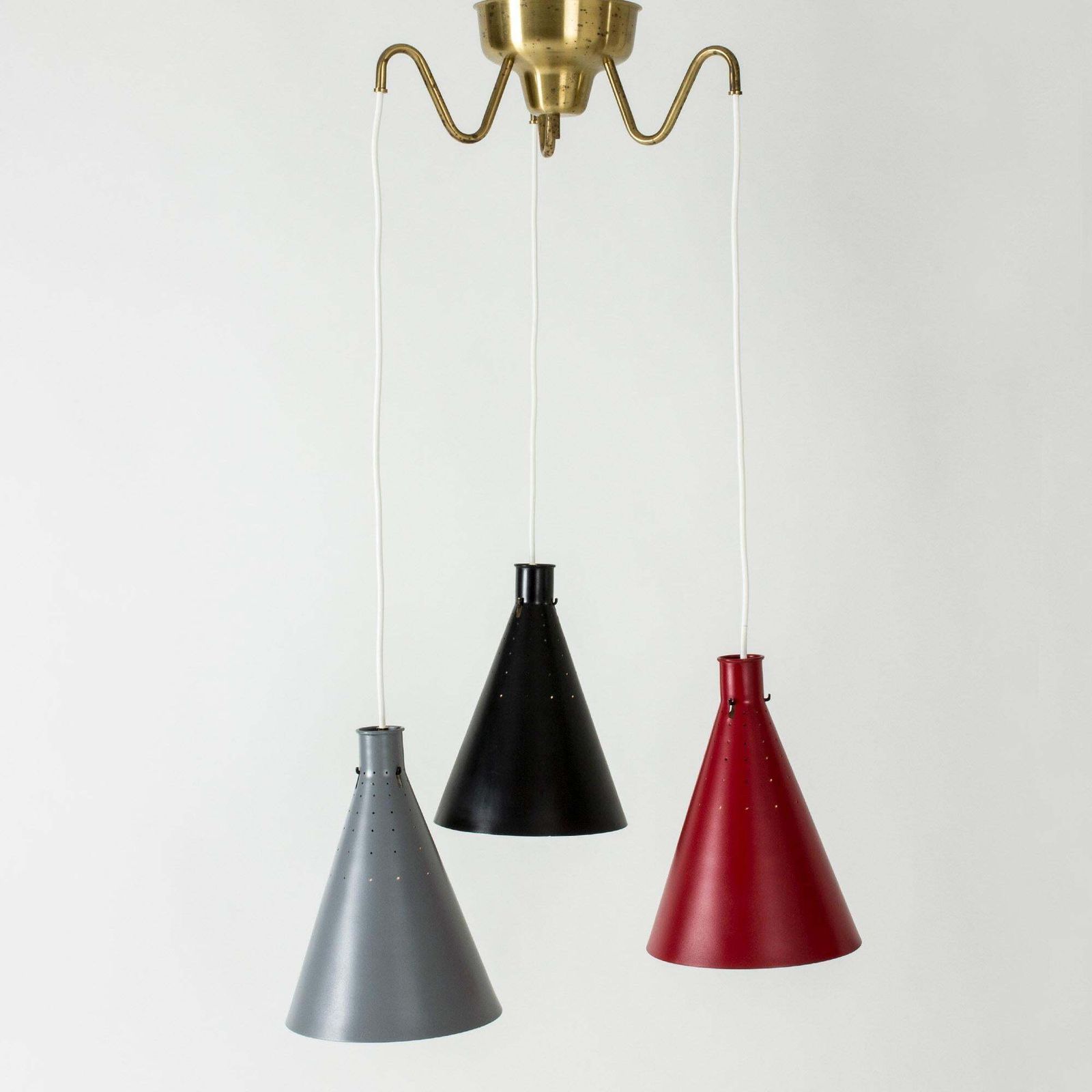 Vintage Scandinavian plafondlamp, Alf Svensson, Zweden, jaren 1950 photo furniture