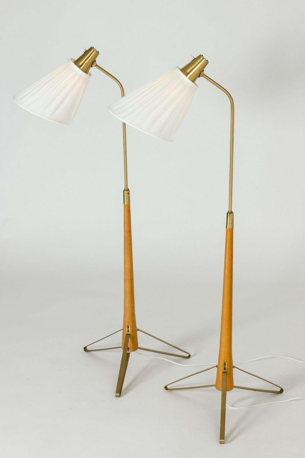 Lampadaires vintage mid-century Hans Bergström, Suède, années 1950 photo 3781.0