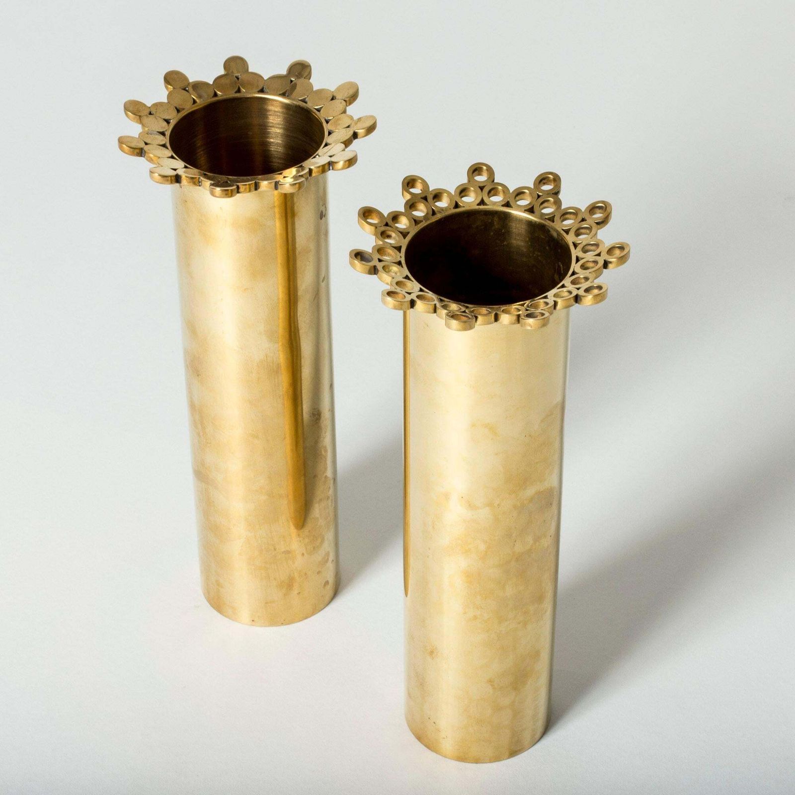 Brass Vase By Pierre Forssell For Skultuna, Sweden photo buy