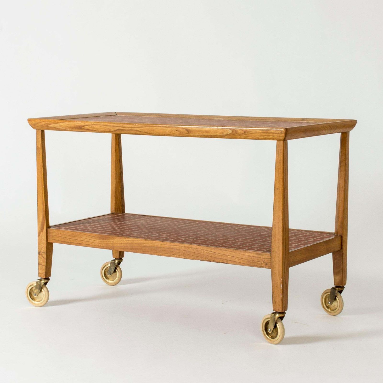 Mid-Century serveerwagen van Otto Schulz, Boet, Zweden, ca. jaren 1950 photo furniture