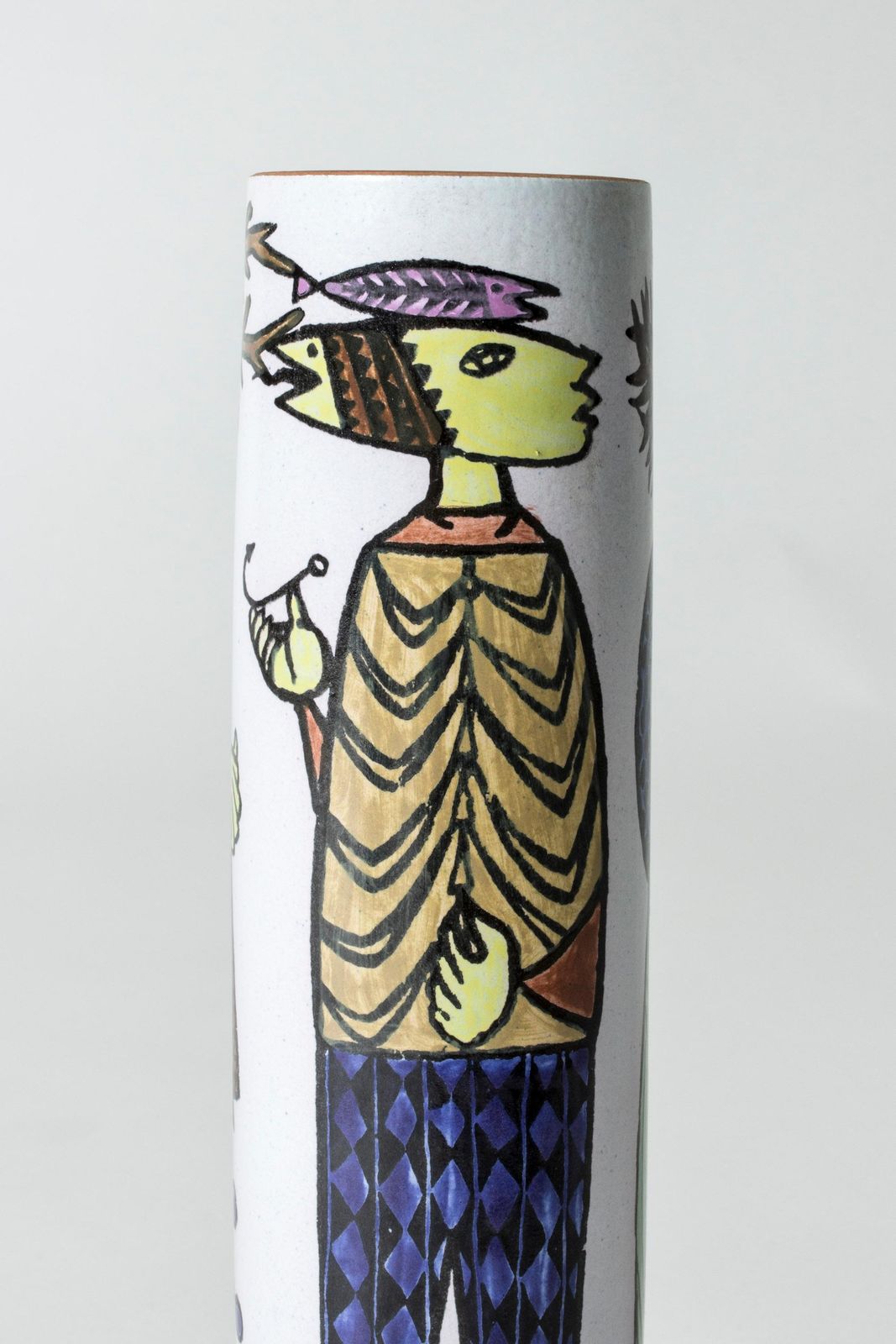 Vase en faïence « Karneval » par Stig Lindberg photo Décoration