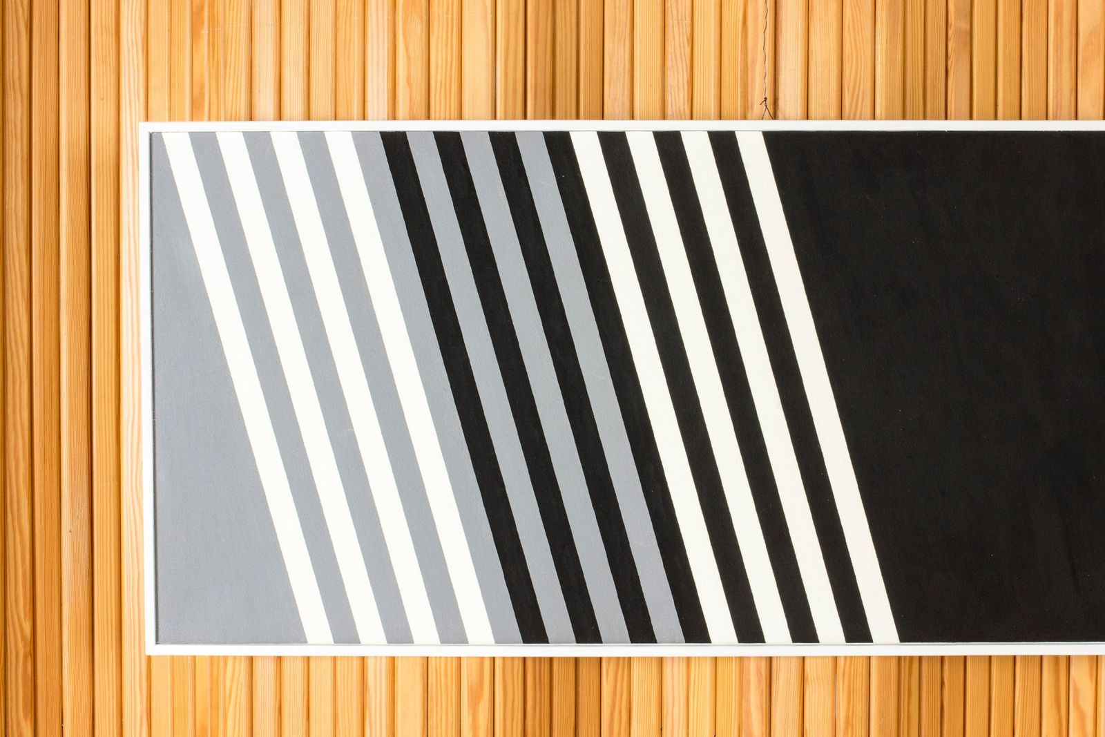C Schilderij van Lars Erik Falk, olie op paneel, Scandinavian Modern, 1987 photo for sale