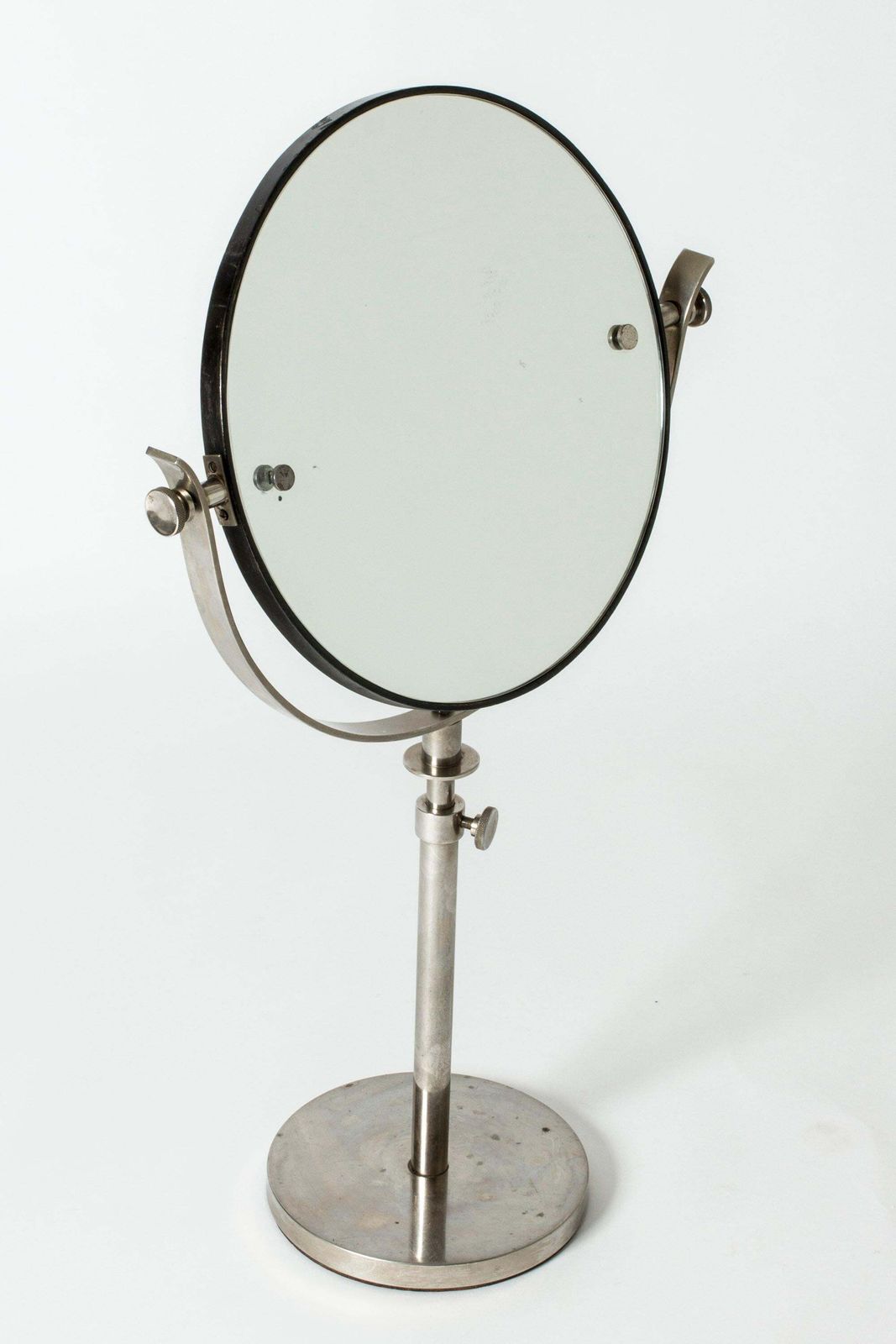 Swedish Mid Century Brass Table Mirror, Sweden, 1930s photo furniture