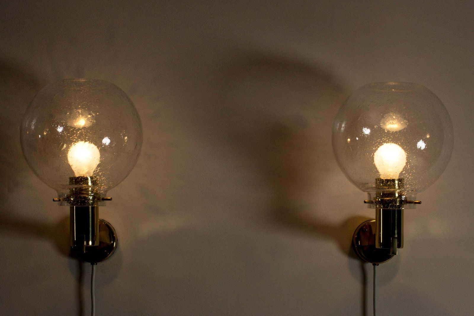 Pair Of Wall Lights By Hans Agne Jakobsson, Sweden, 1960s photo for sale
