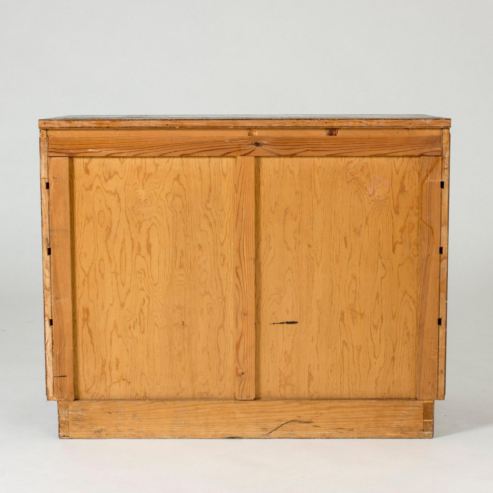 Swedish 1930s Functionalist Zebrano Chest Of Drawers photo vintage