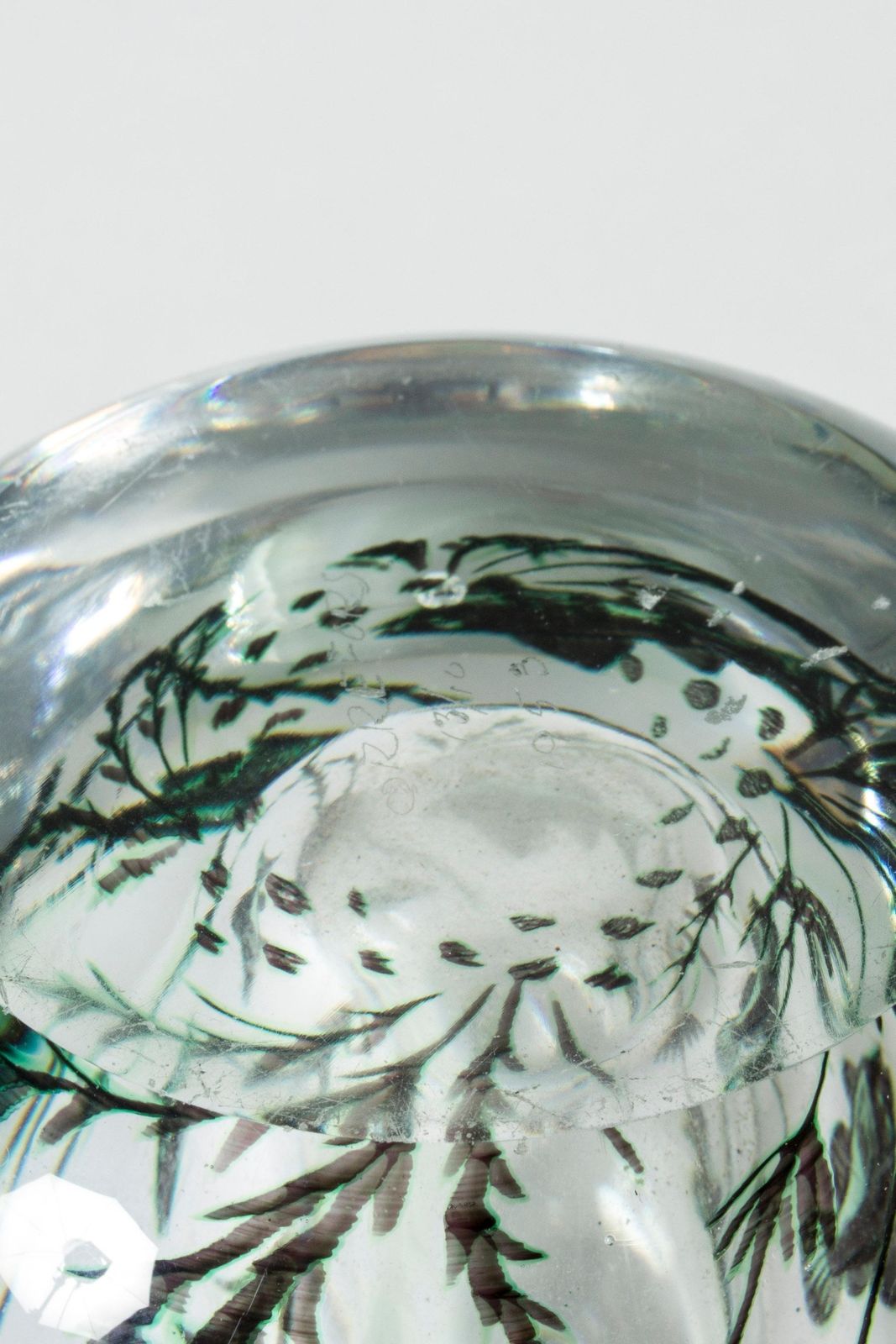 photo furniture Vase Graal par Edward Hald pour Orrefors, Suède, 1953